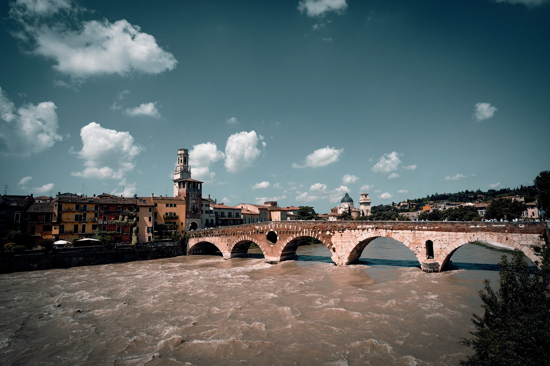 Bridge in Verona (Landscape)