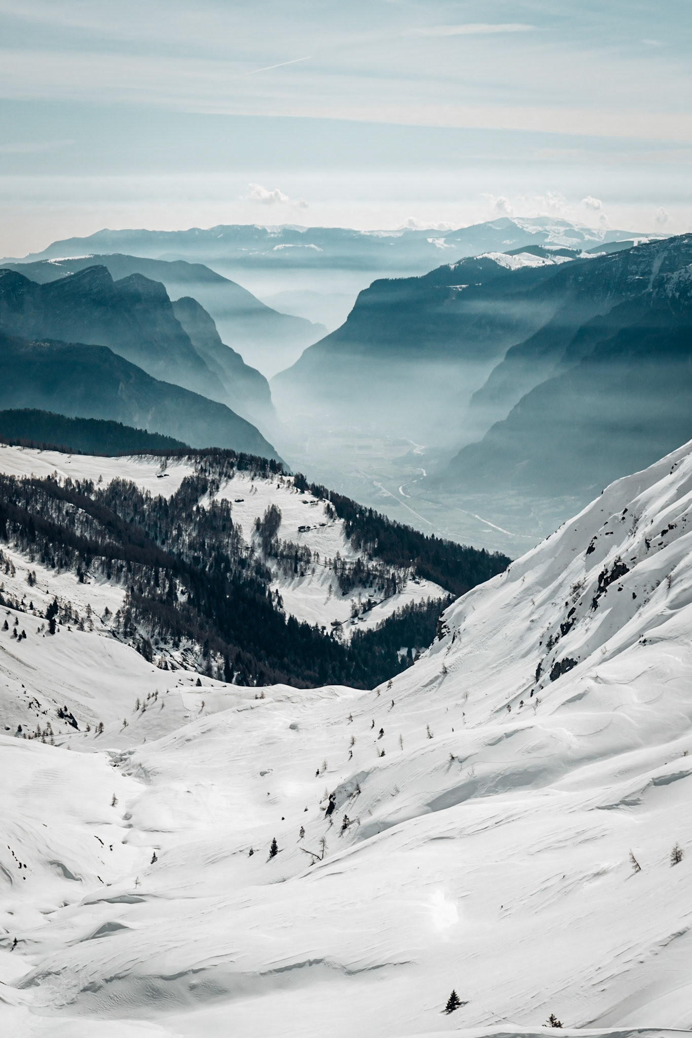 Slope down to Valsugana