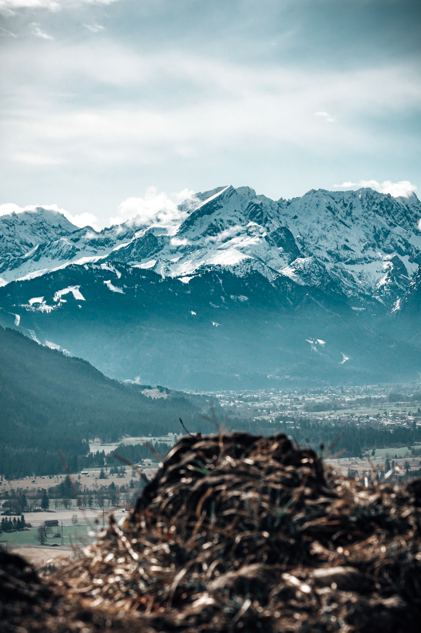 The iconic Alpspitze above Garmisch-Partenkirchen