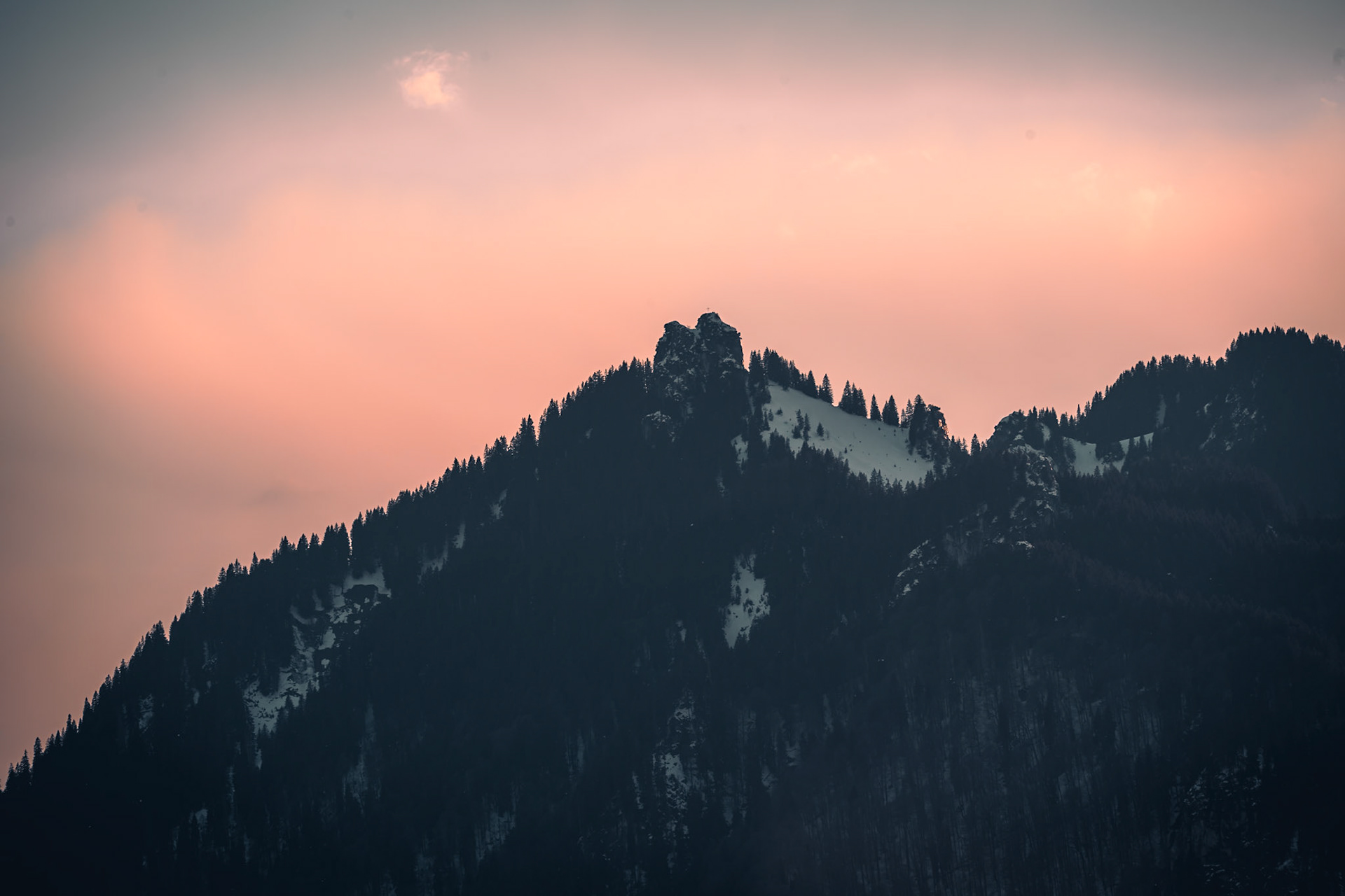 Ettaler Mandl during sunset