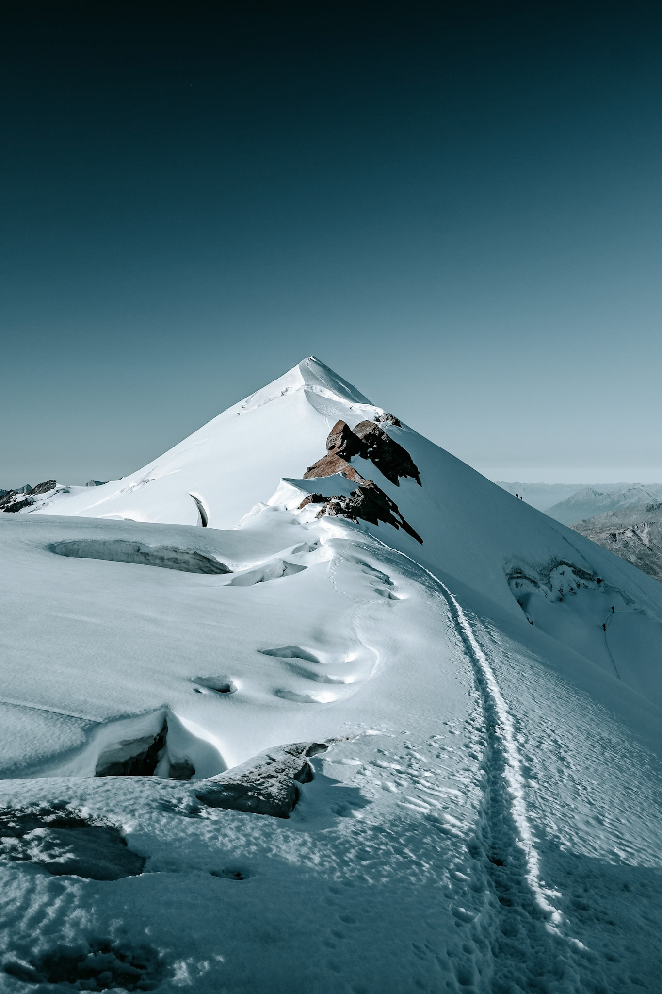 Cevedale ridge seen from Zufallspitze