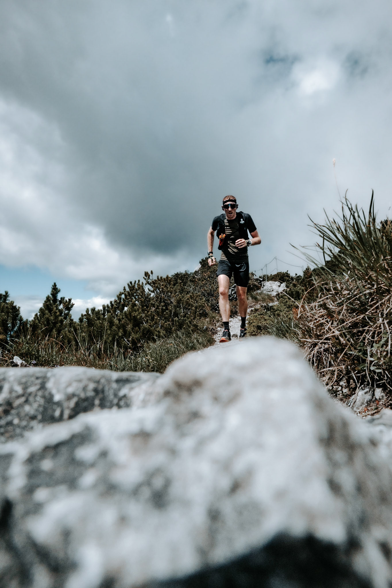 Trailrunner in the mountains