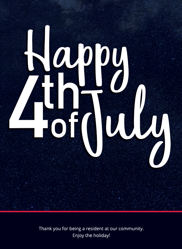 2019 4th of July Email