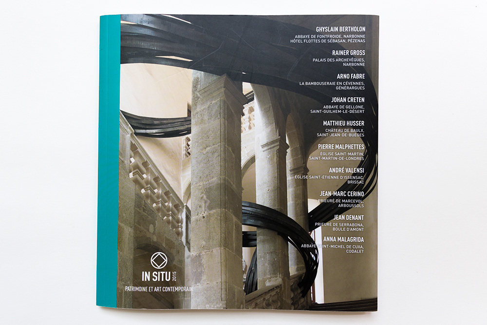 Illustration du catalogue d’exposition IN SITU Patrimoine et Art Contemporain