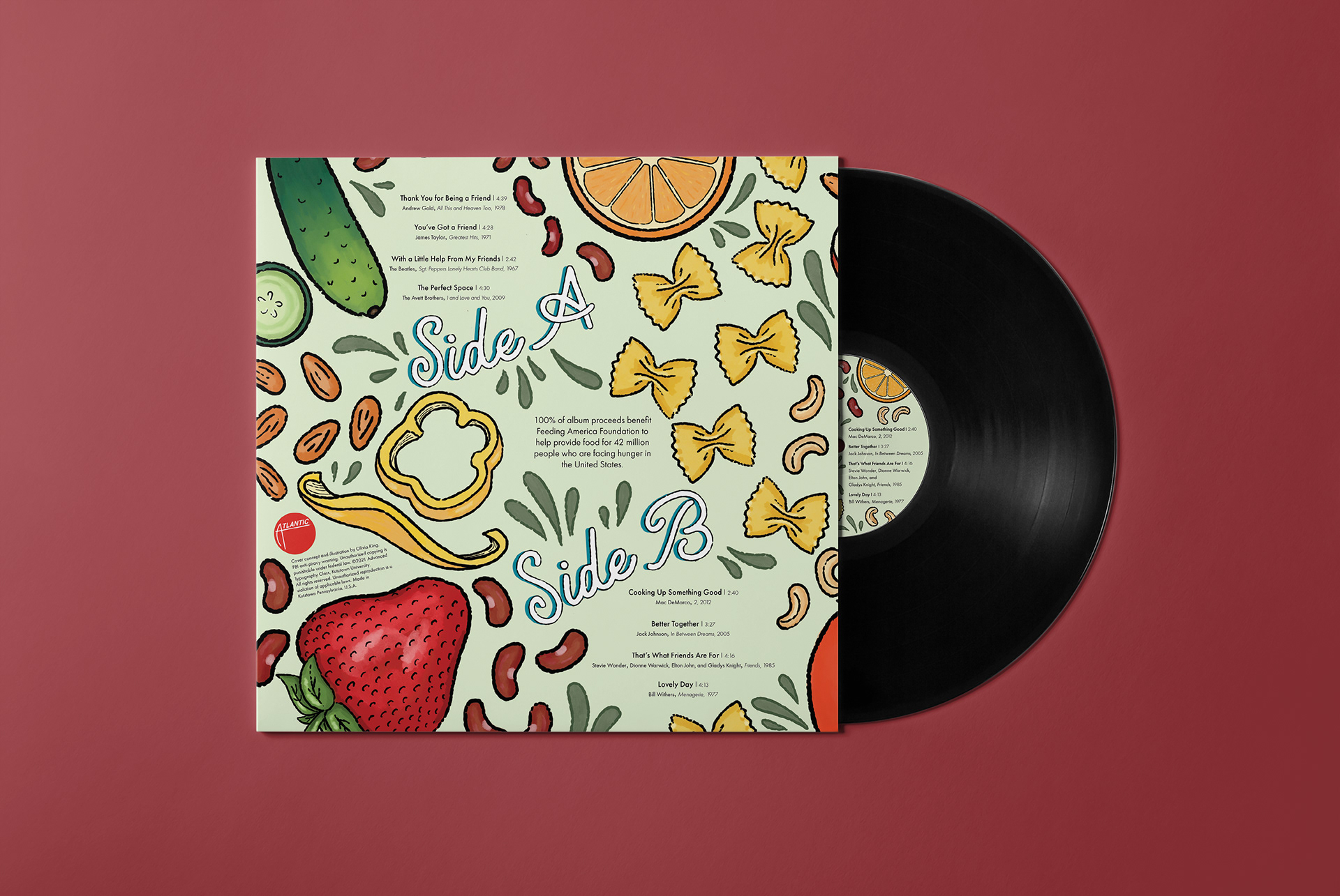 Back Cover and Center Label