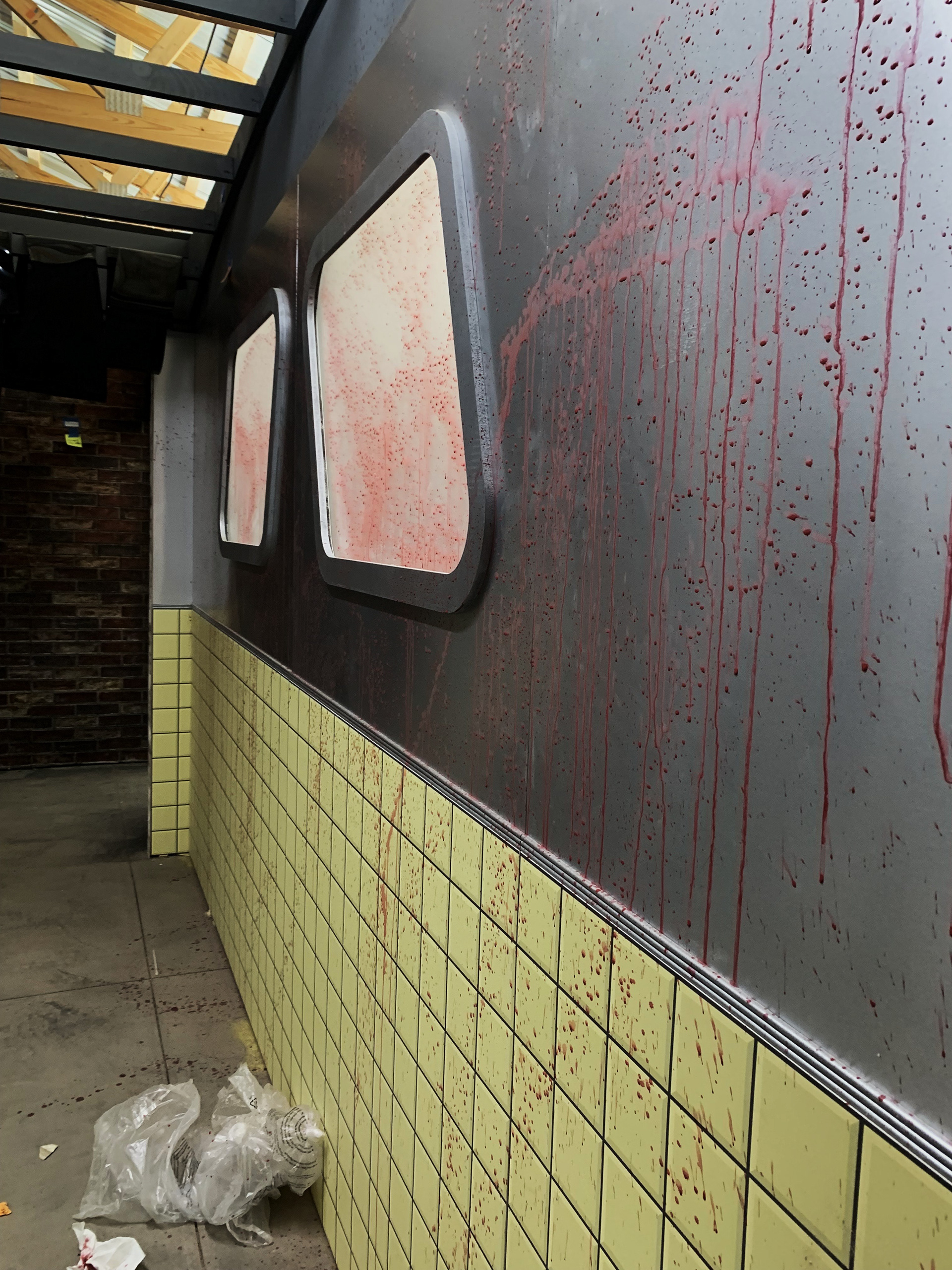 Party Bus Blood Splatter Progress