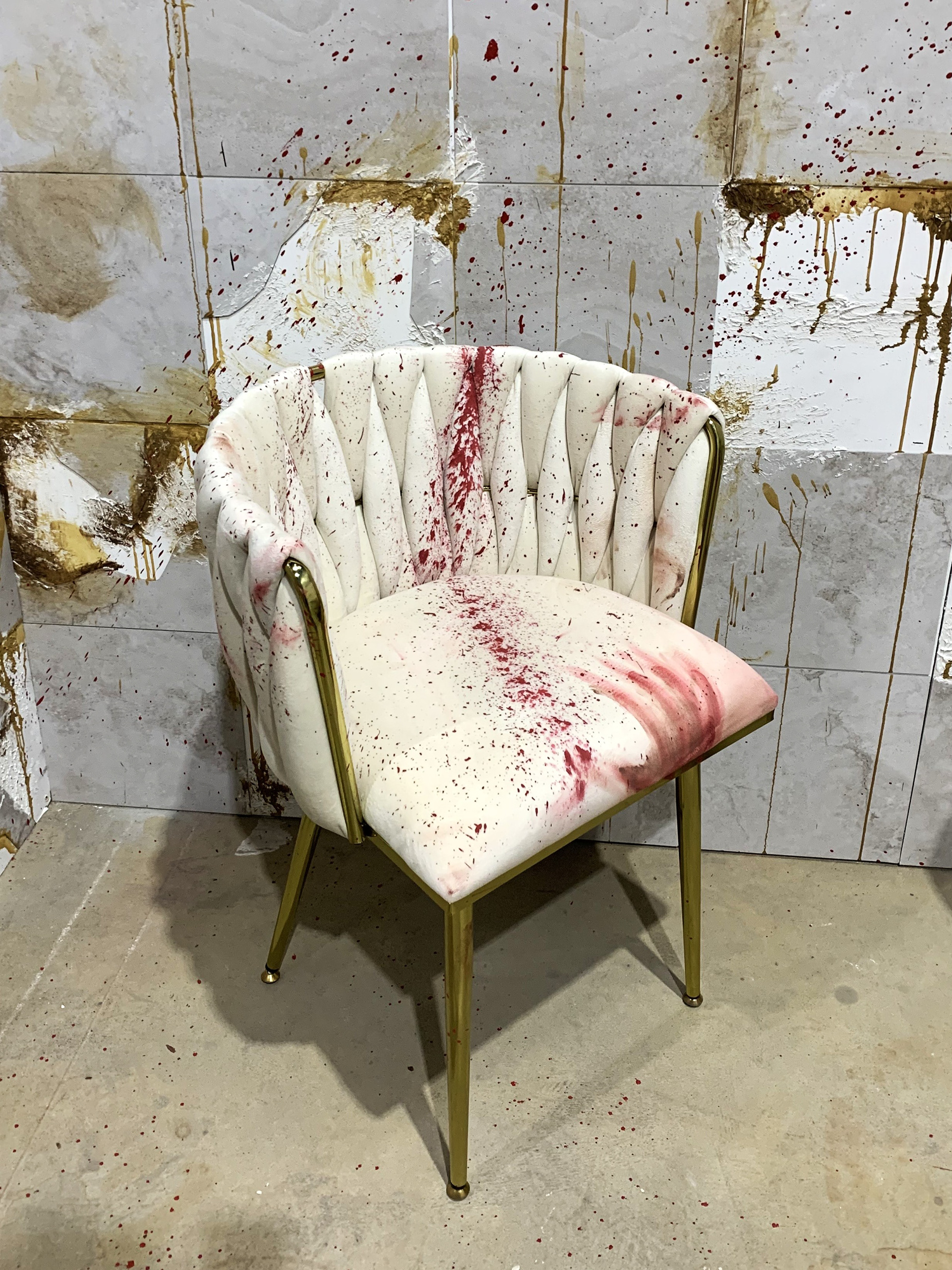 Fake Blood on Furniture