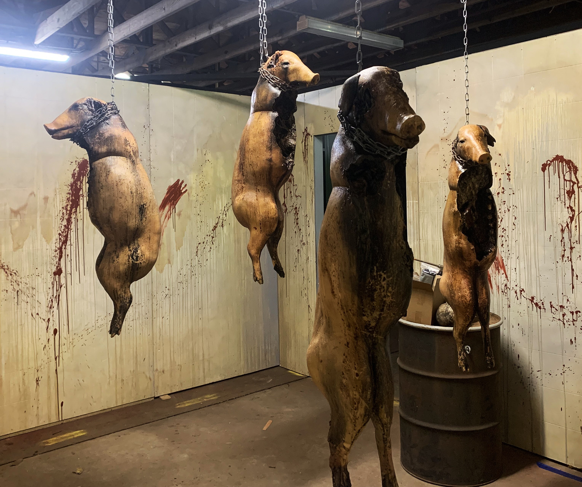 Hanging Pigs Decor