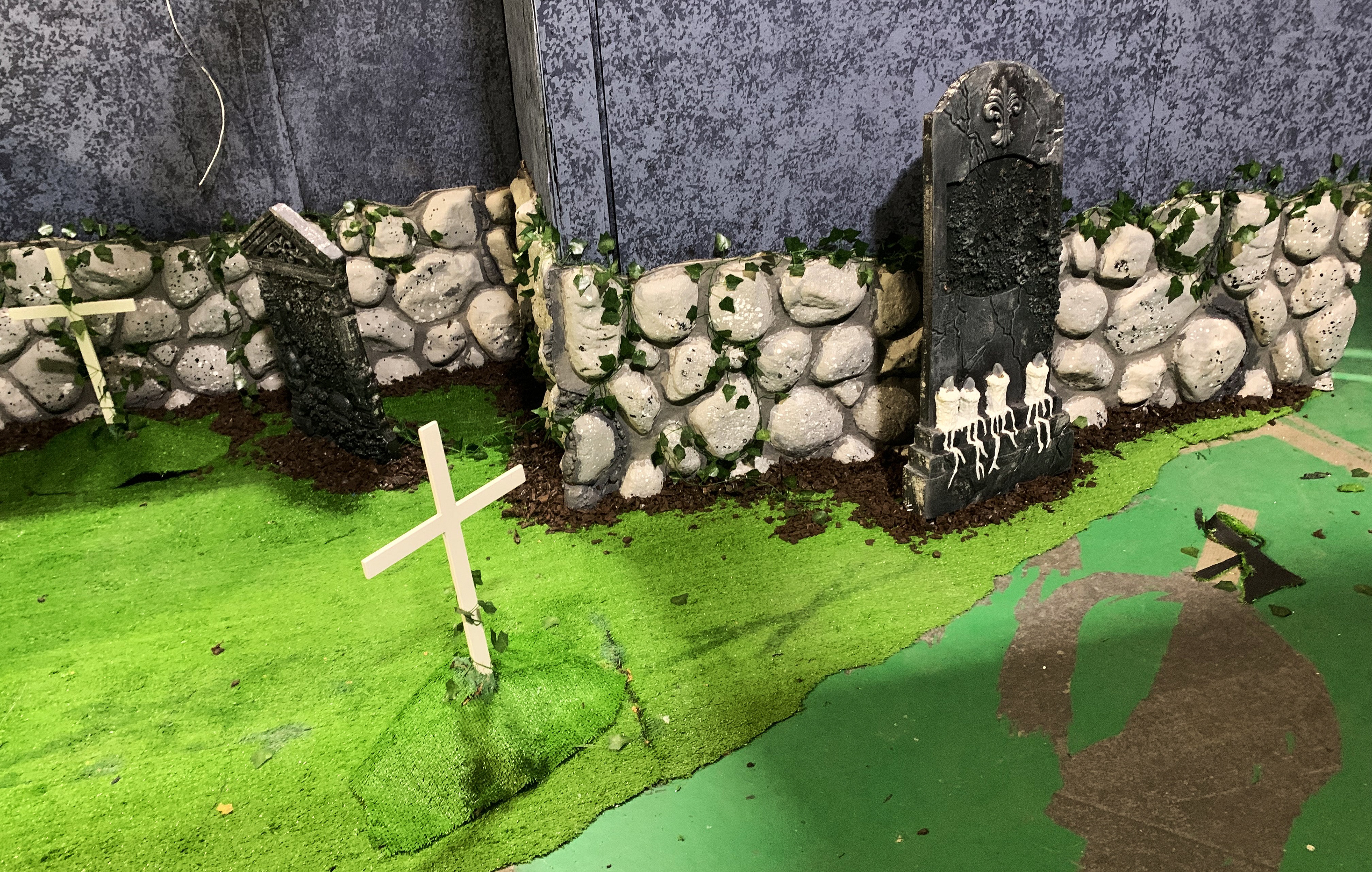 Vines and Dirt Details in Graveyard