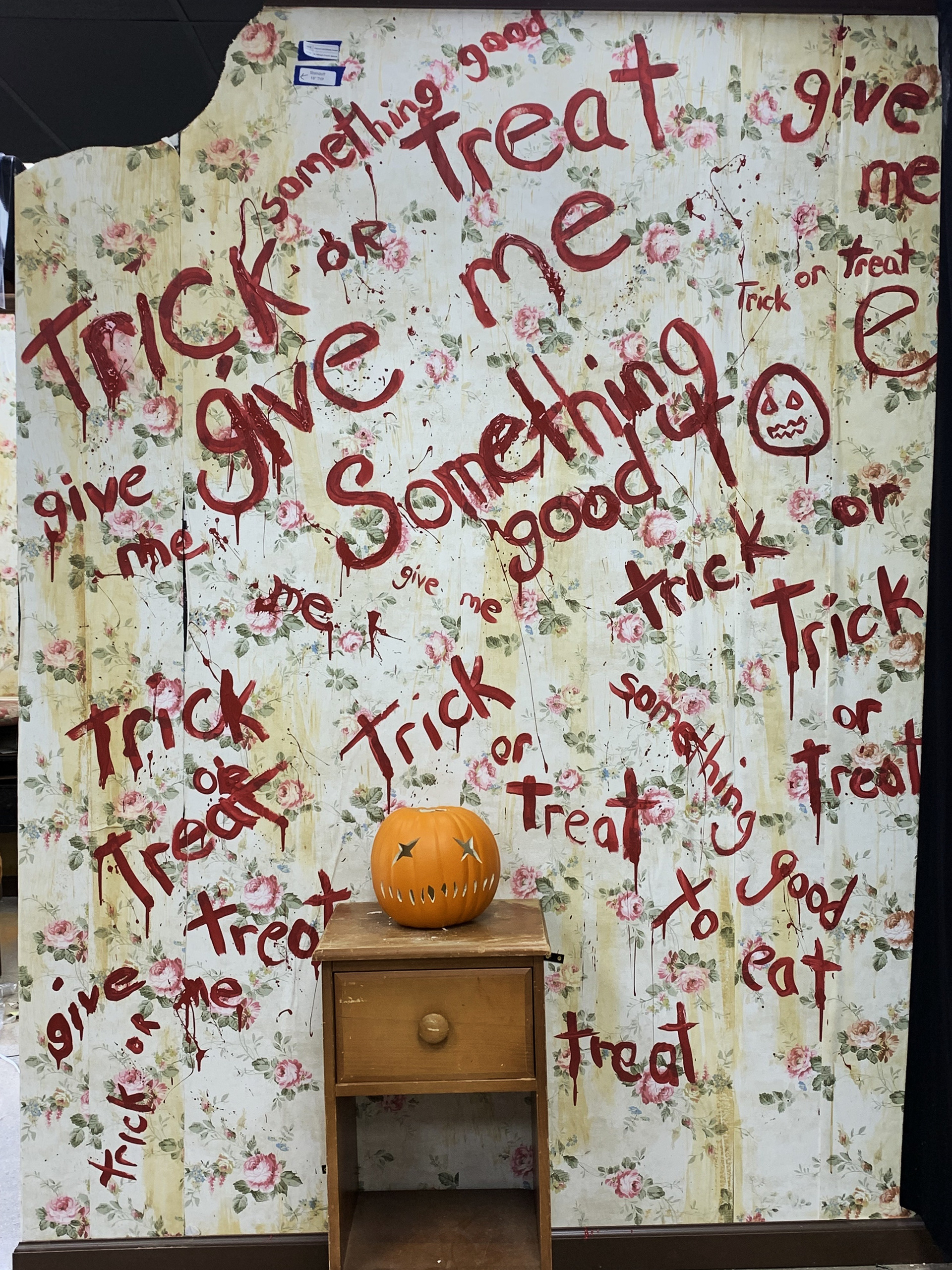 Scenic Blood Messages on Walls