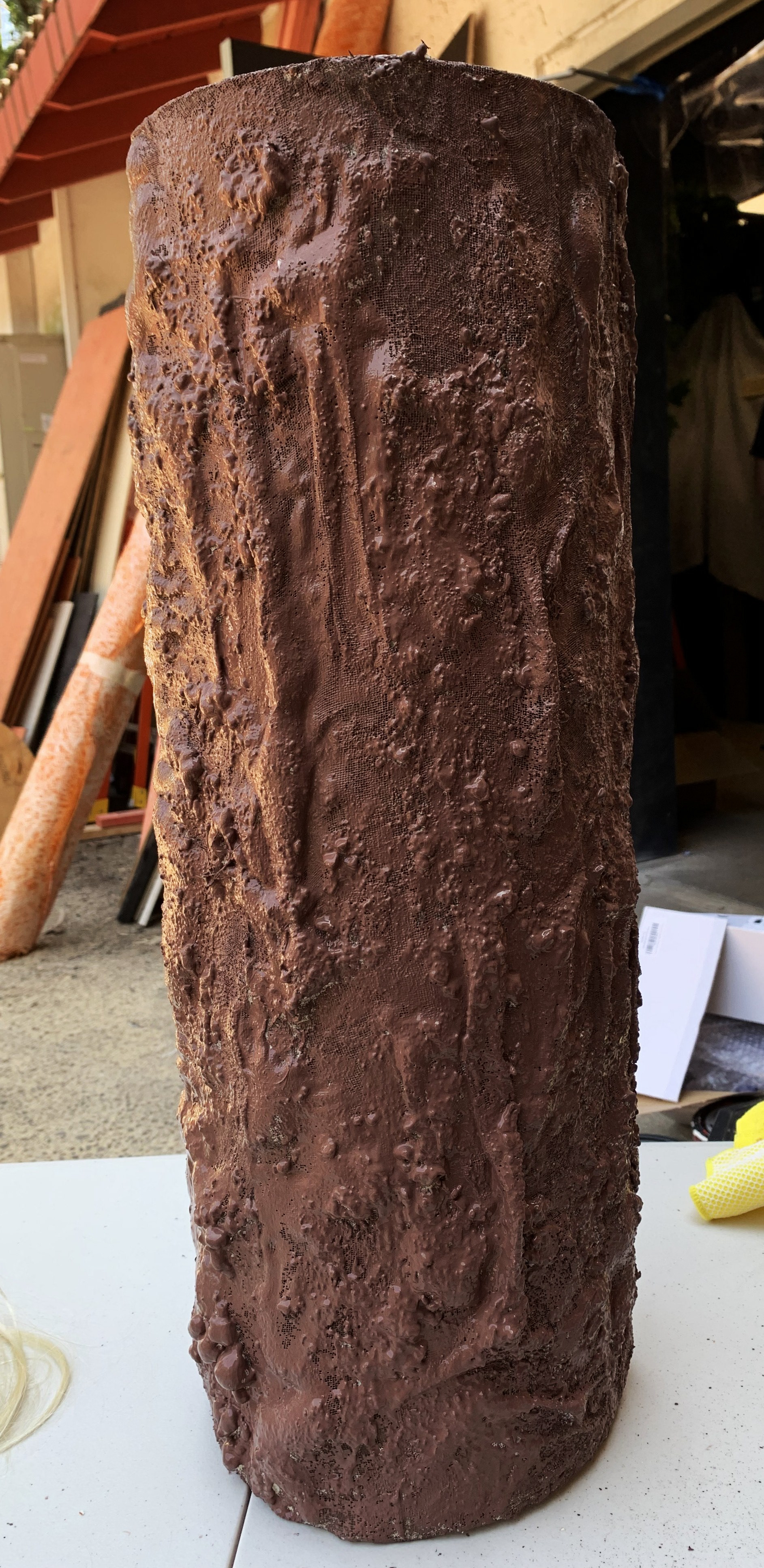 Fake Log Scenic Painting