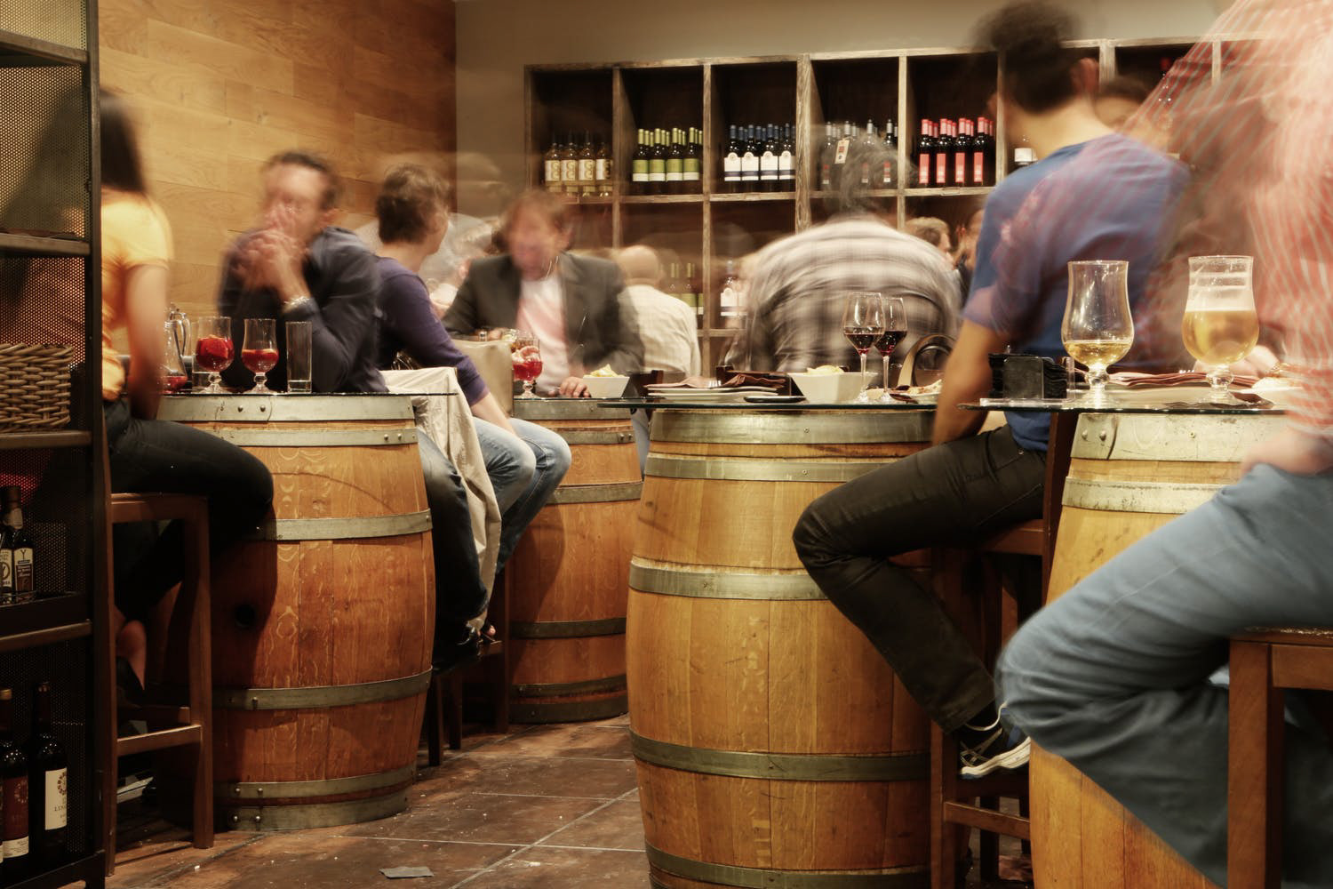 Working People Having a Drink