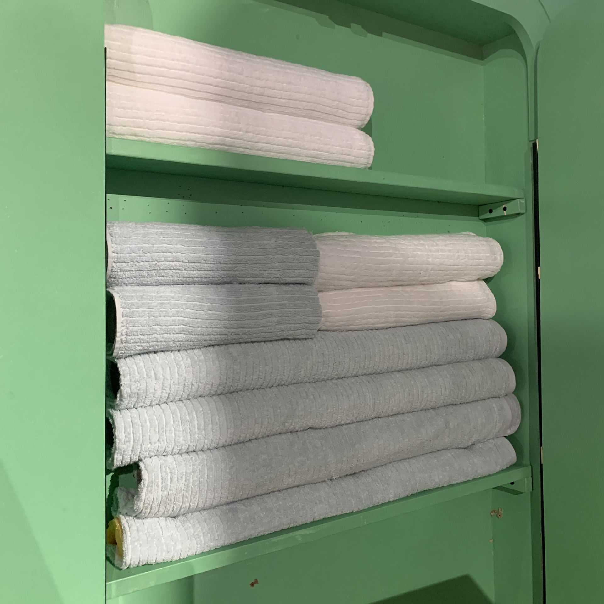 Stacks of Towels Illusion
