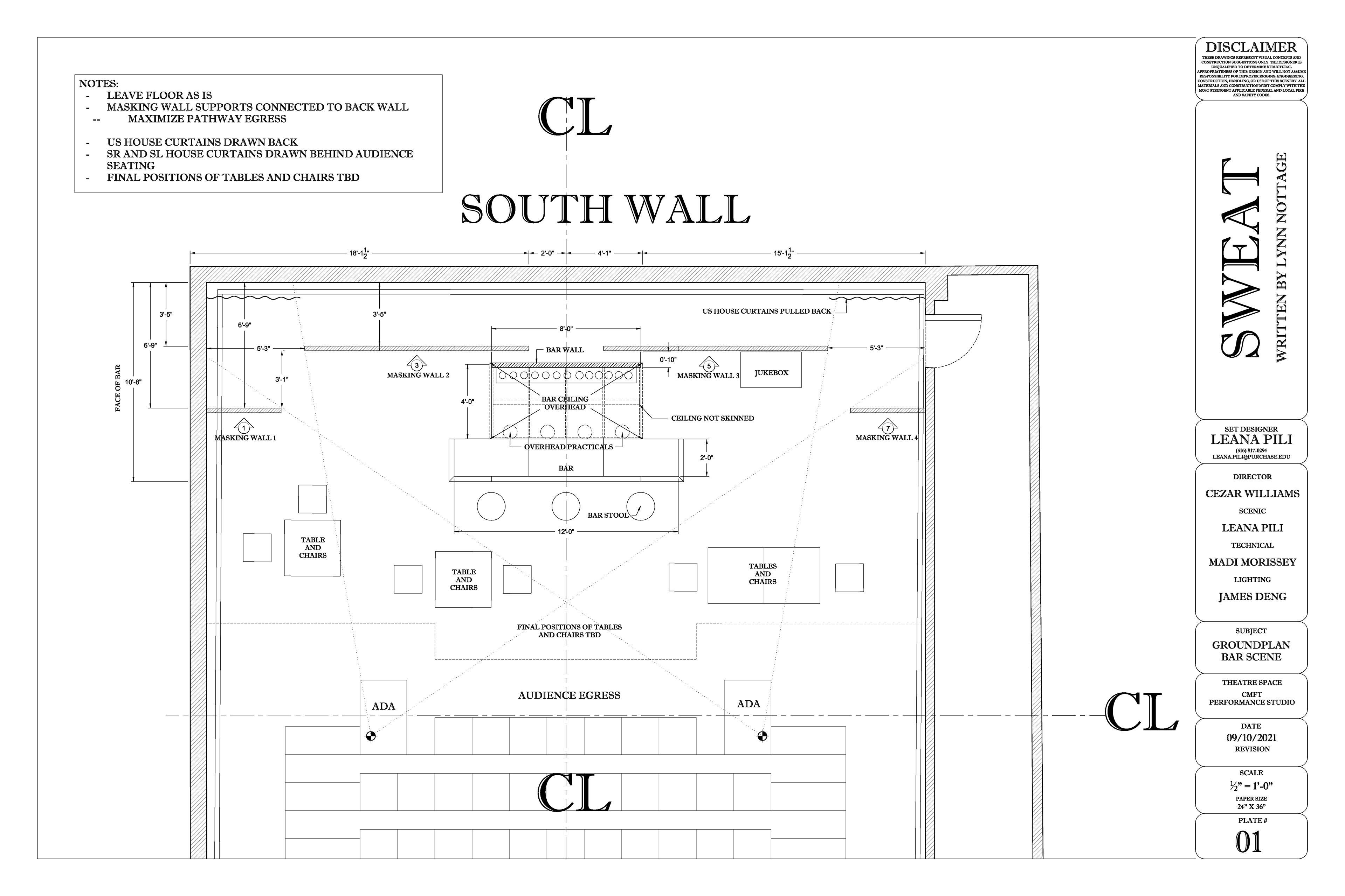 Bar Scene Groundplan