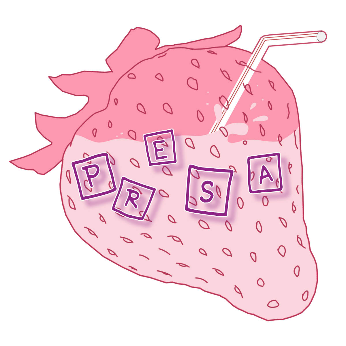 Strawberry Milk Logo Draft