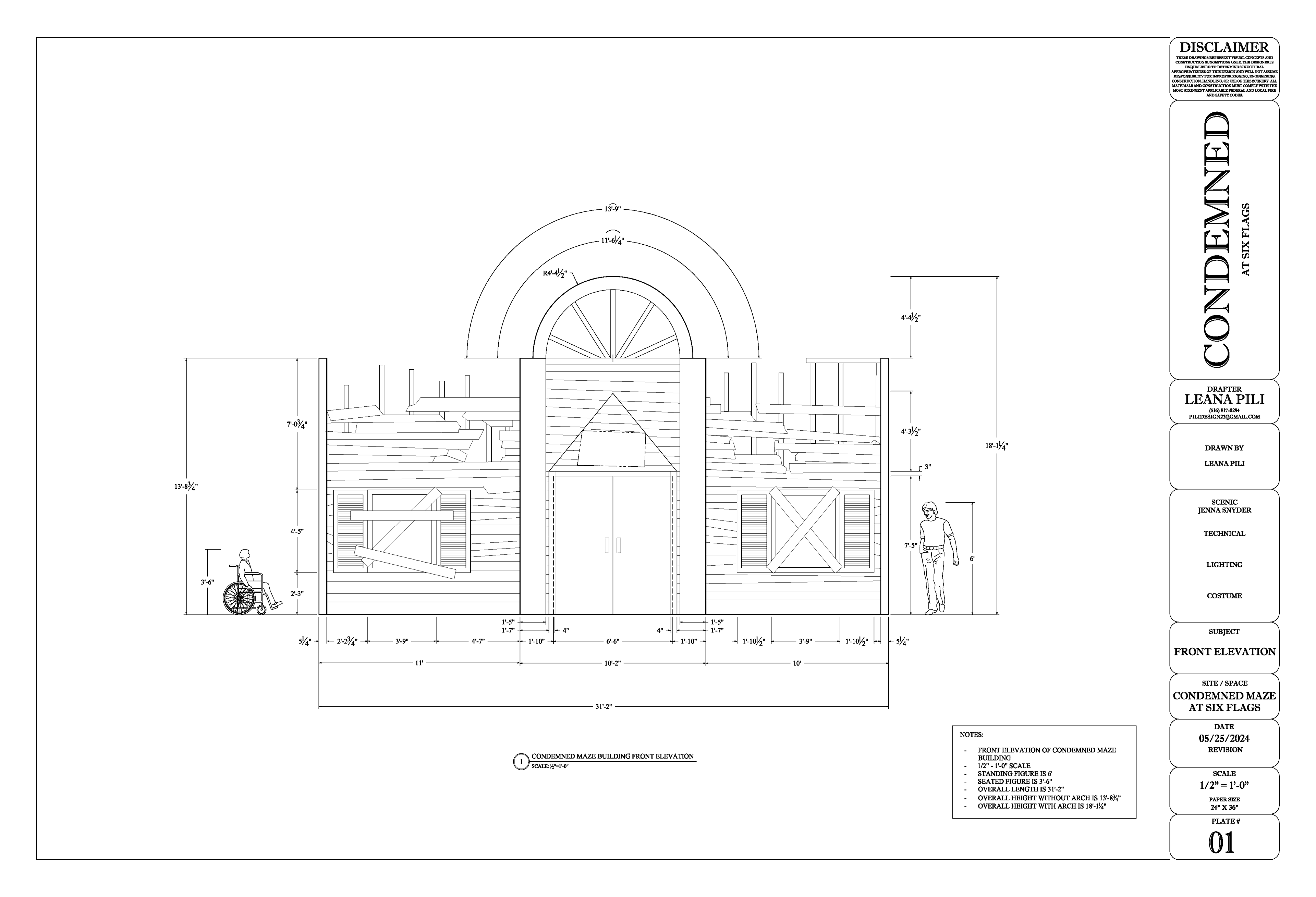 Condemned Front Elevation
