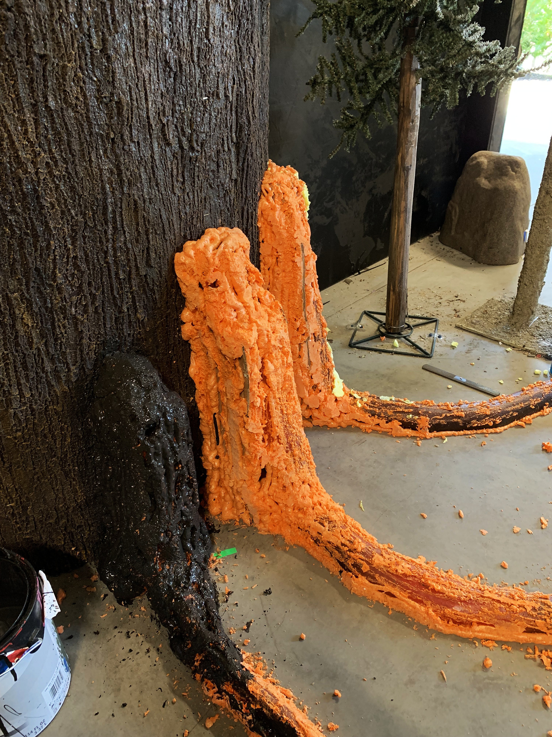 Tree Stump and Roots Progress