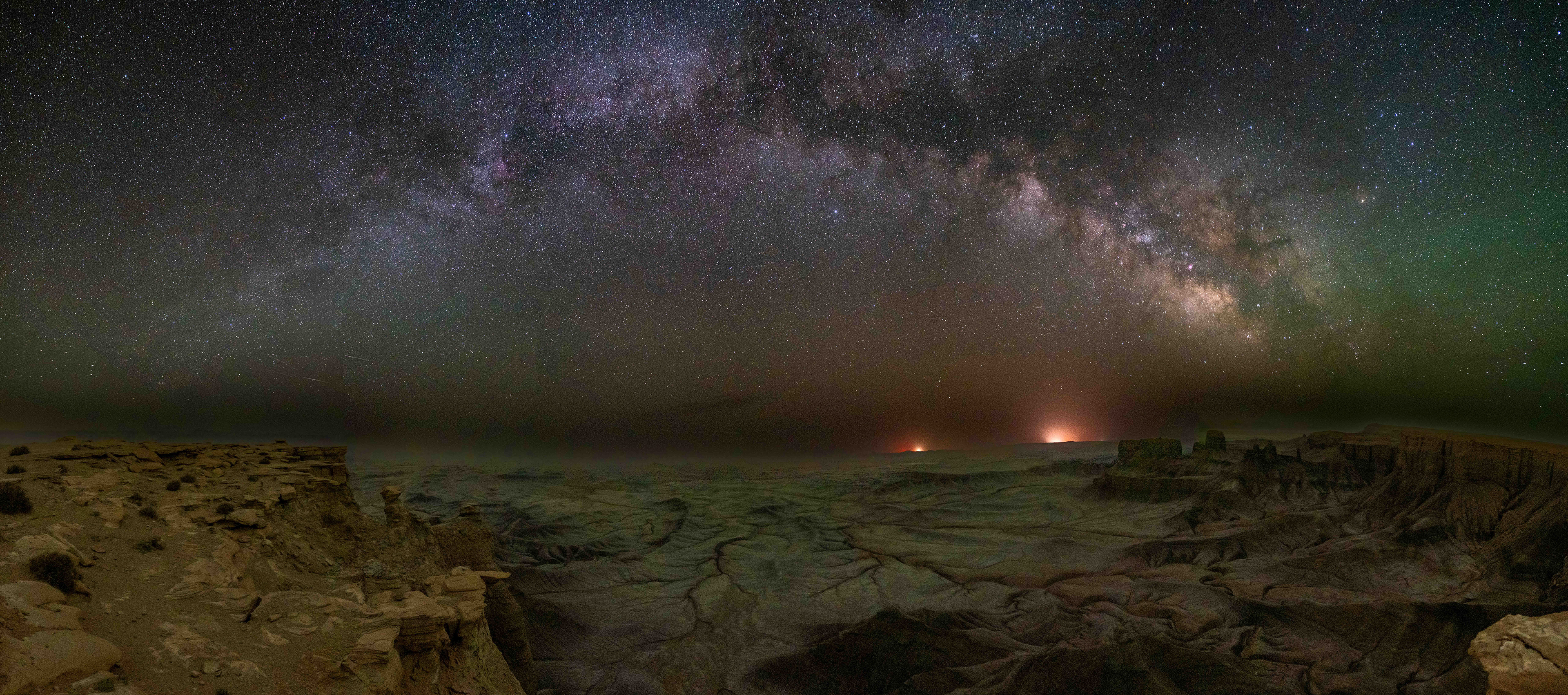 Moonscape Milky Way Arch