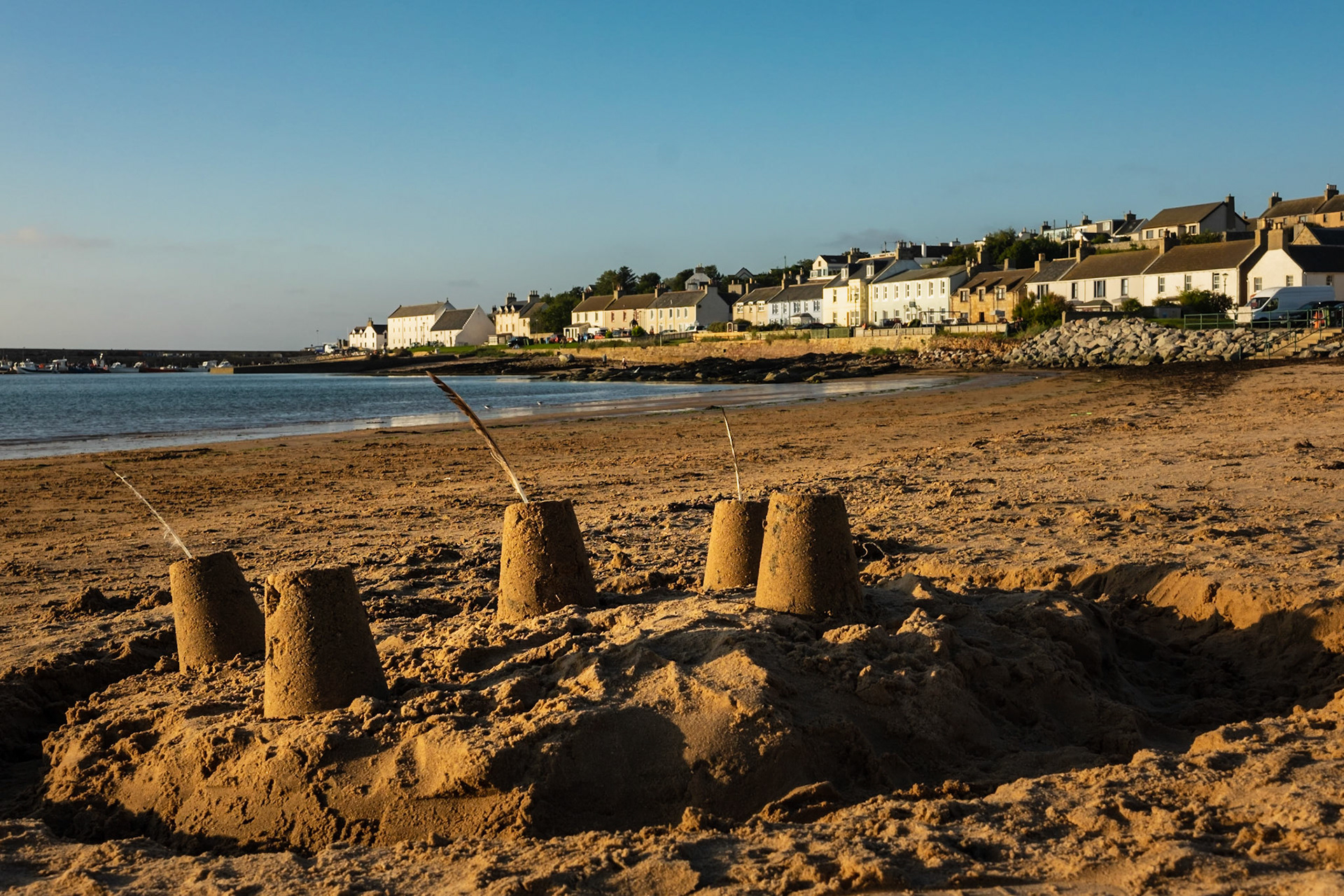 Sandcastles at Portmahomack