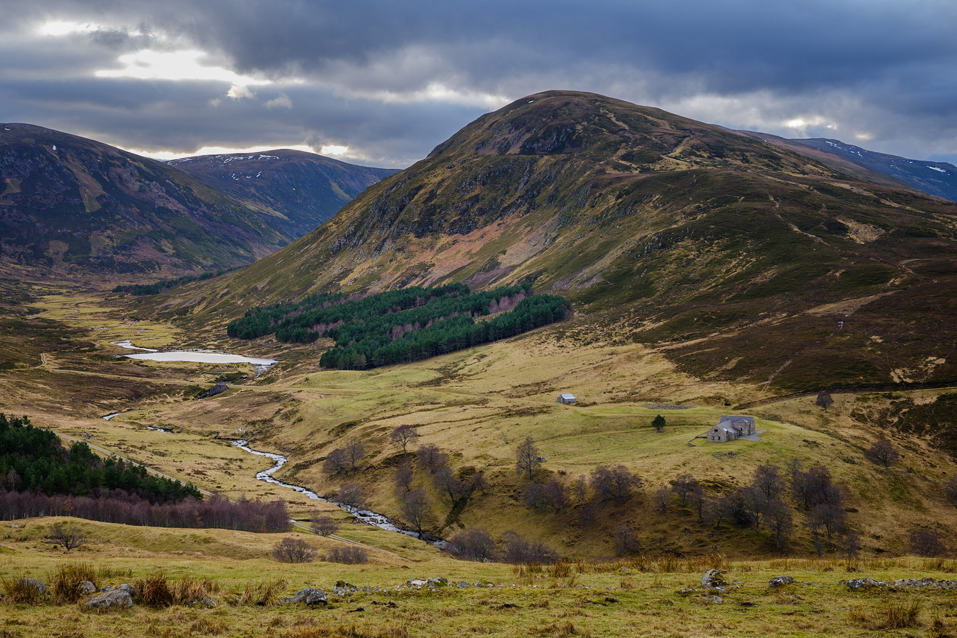 One of Scotland's hidden glens.  Impossible to see from a public road and well worth the hike of several miles.