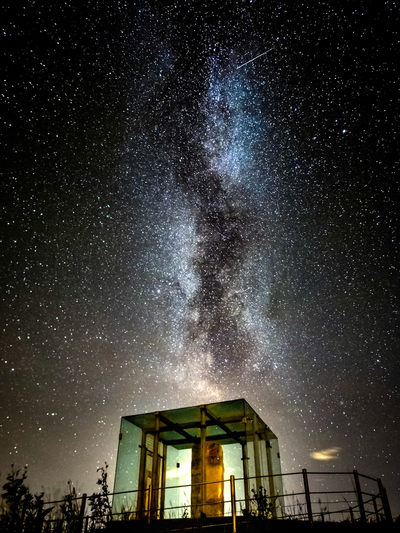 Milky Way over Shandwick Stone