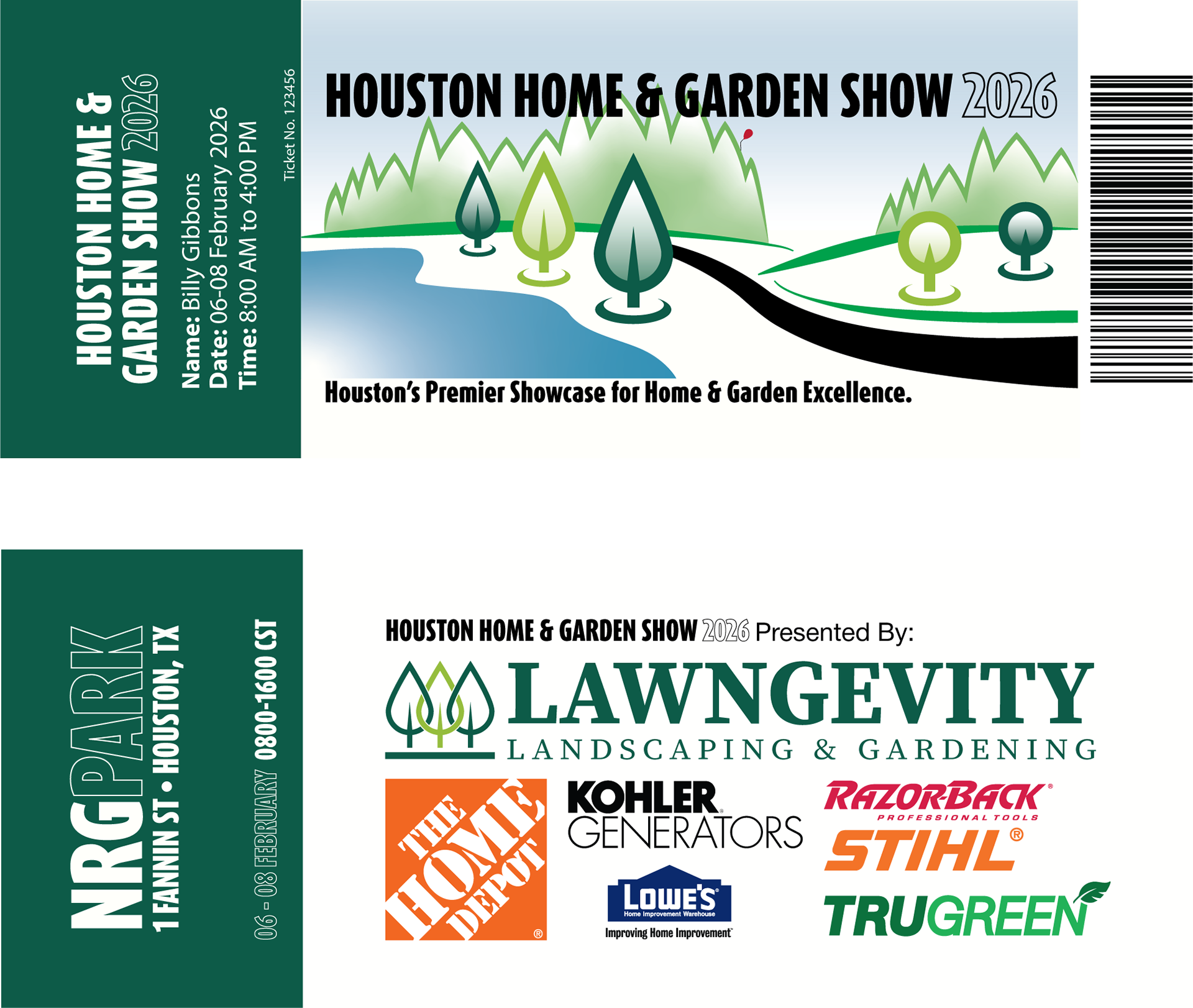 HHGS Ticket (Front & Back)