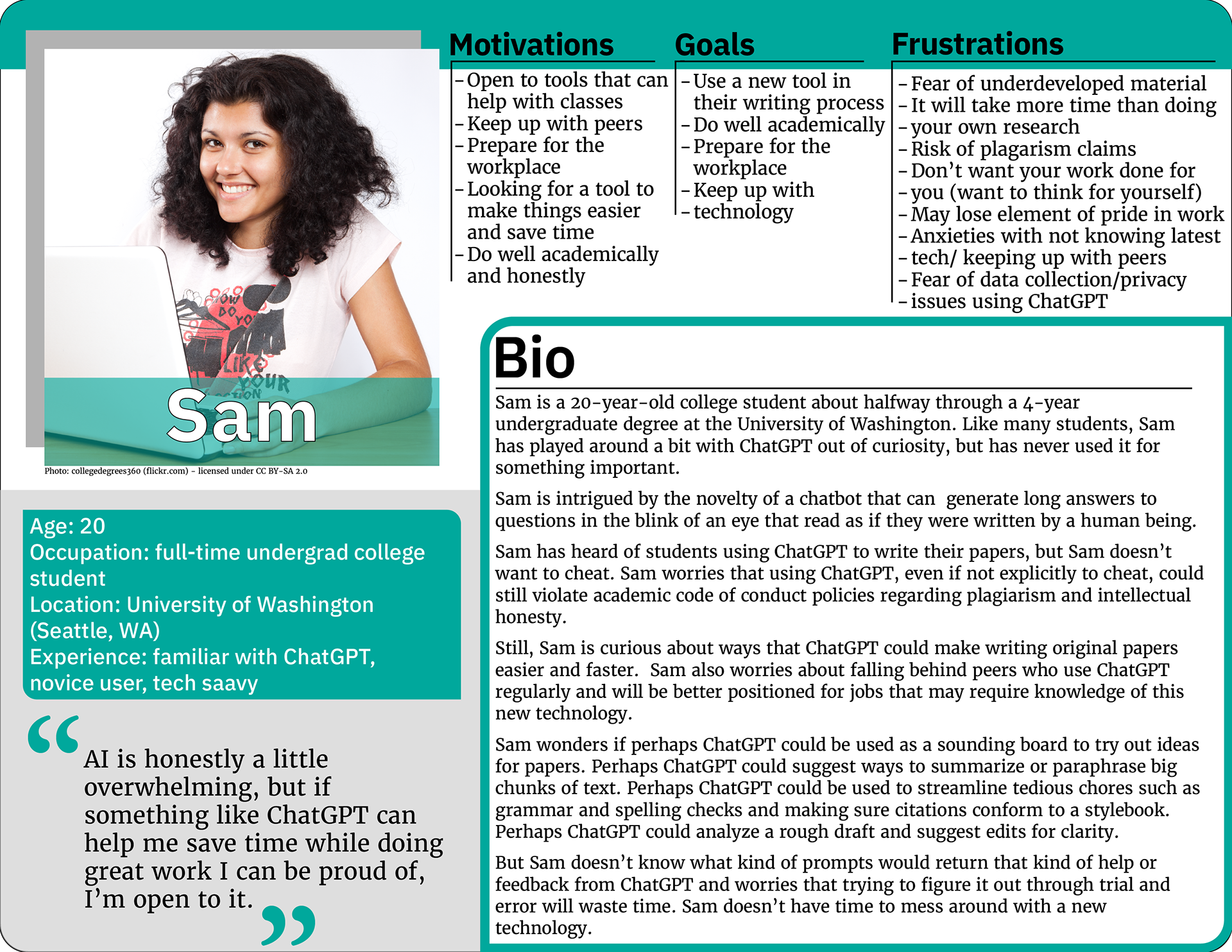 Persona Profile Sheet