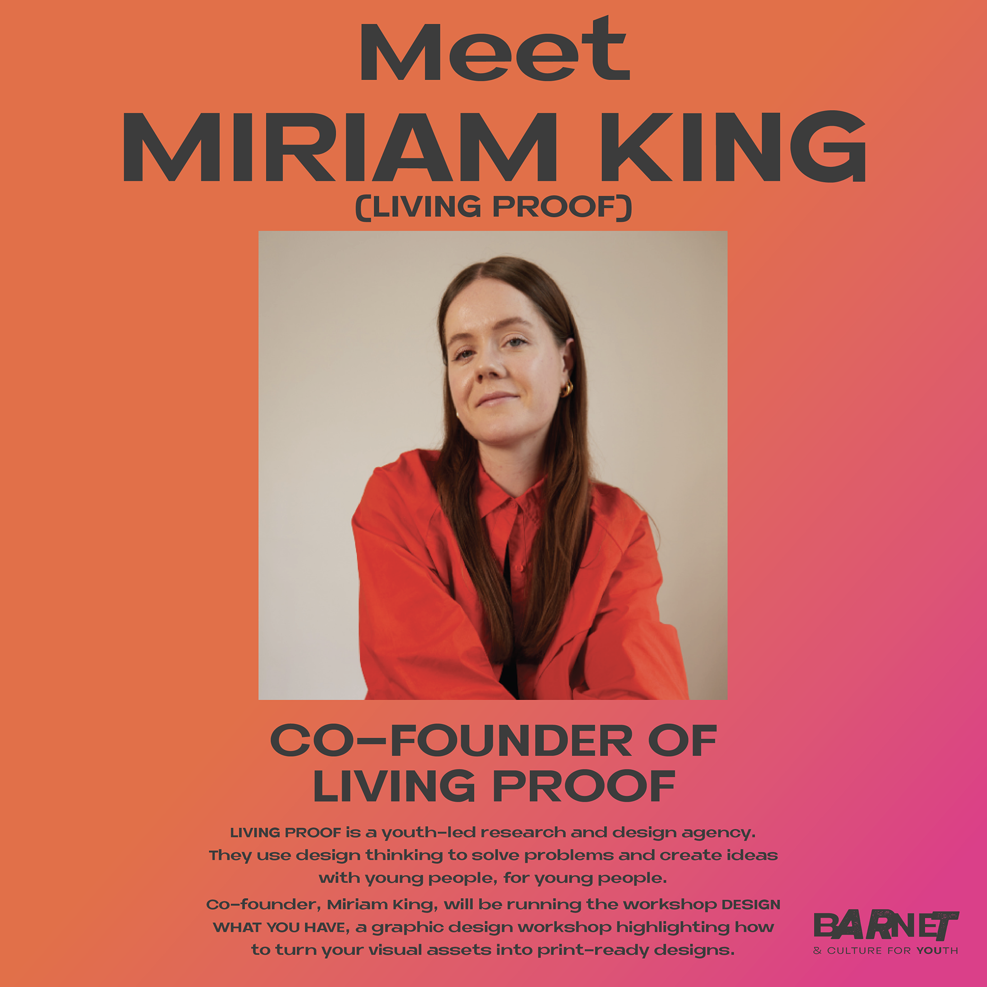 Facilitator profile asset- Miriam King (LIVING PROOF)
