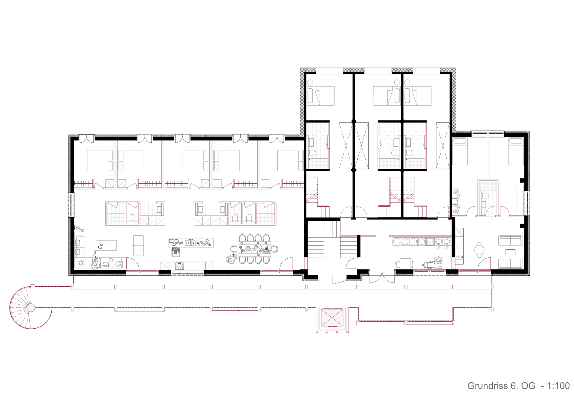Grundriss 6. OG