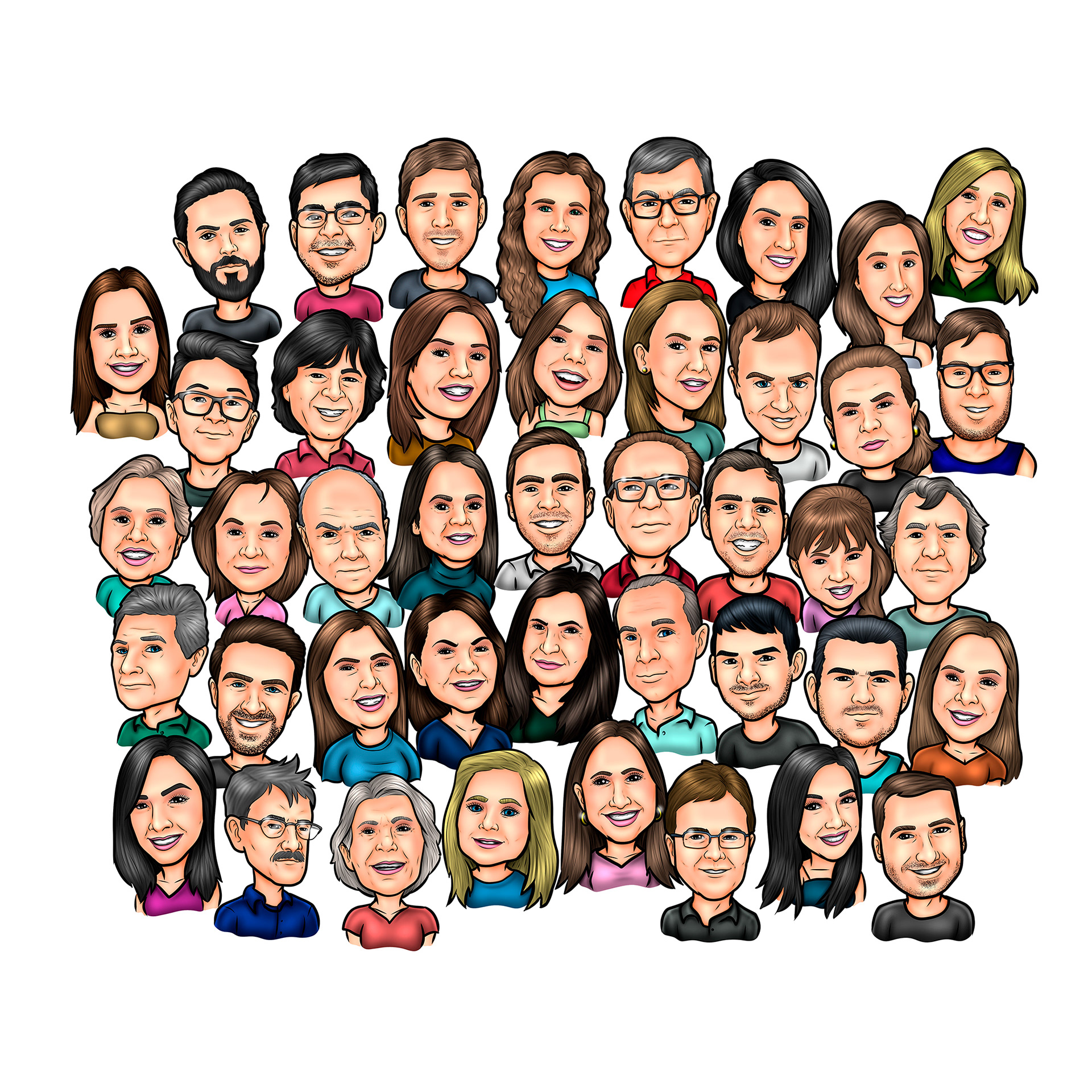 Caricatura-Formatura-Rostos