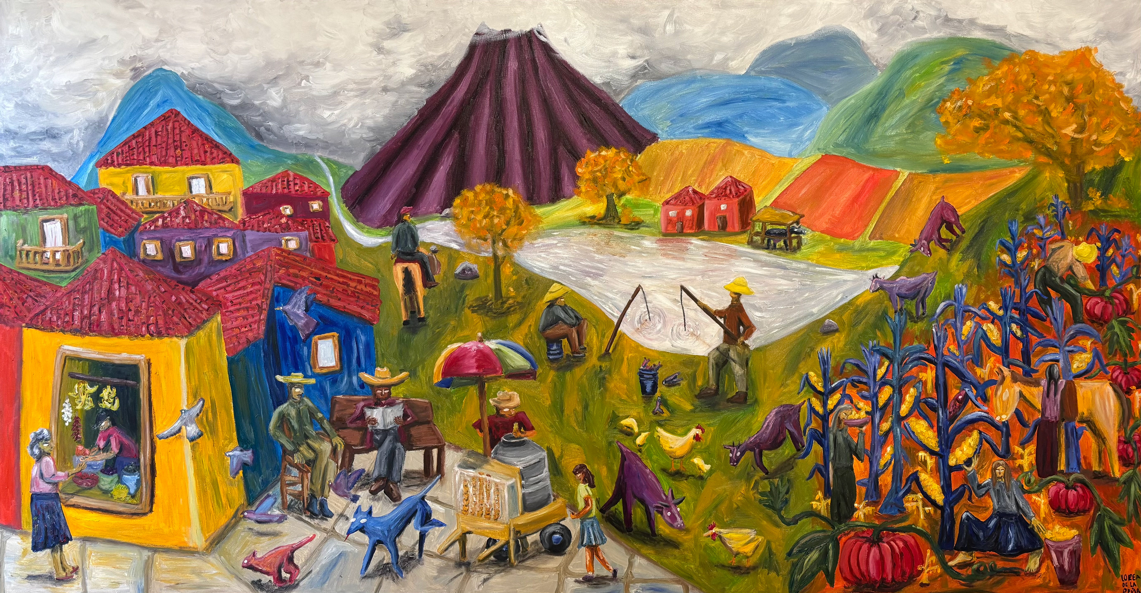 SUEÑO DE UNA TARDE DOMINICAL FUERA DE LA ALAMEDA // Óleo