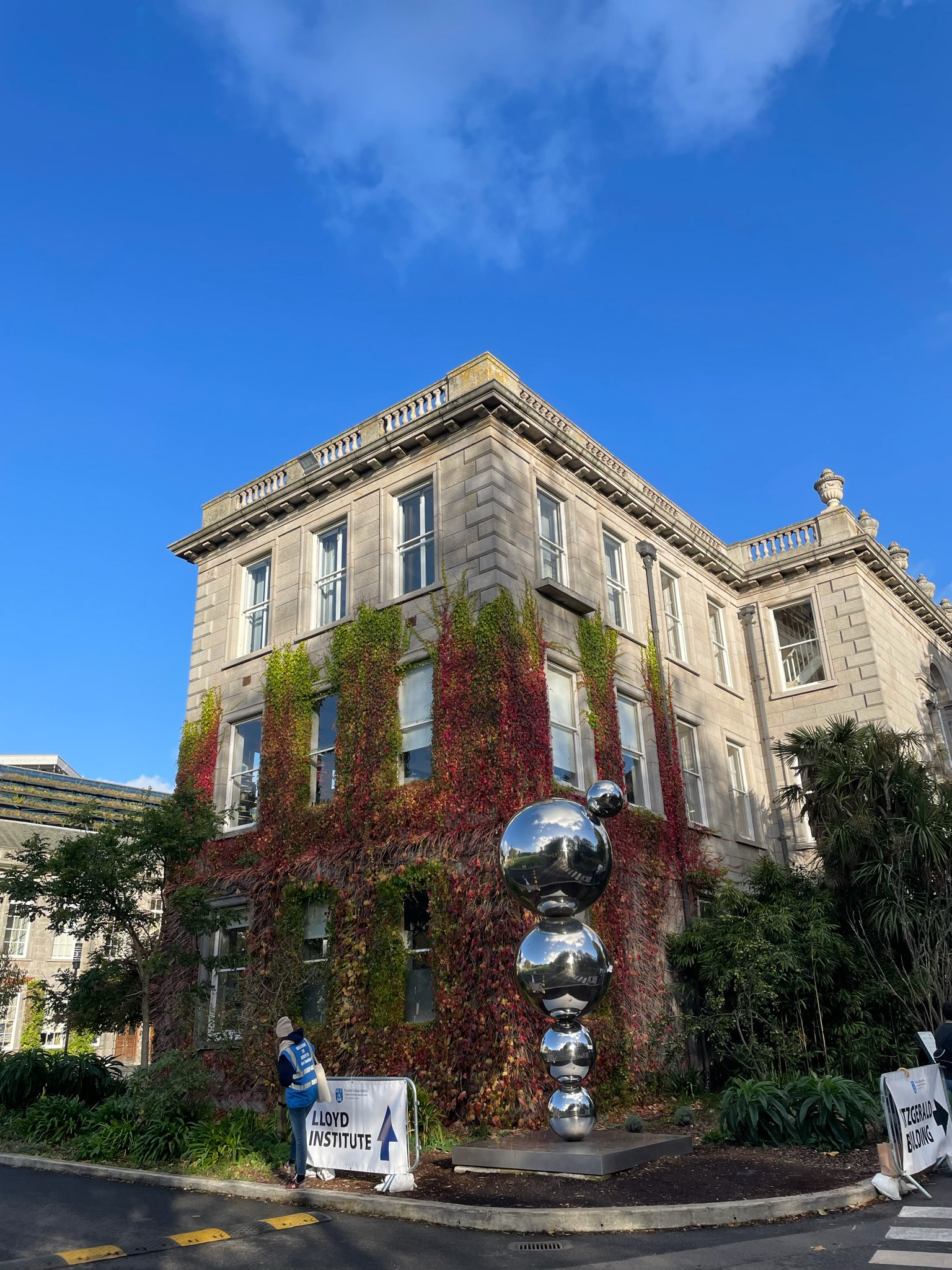 Stunning architecture of Trinity College Building