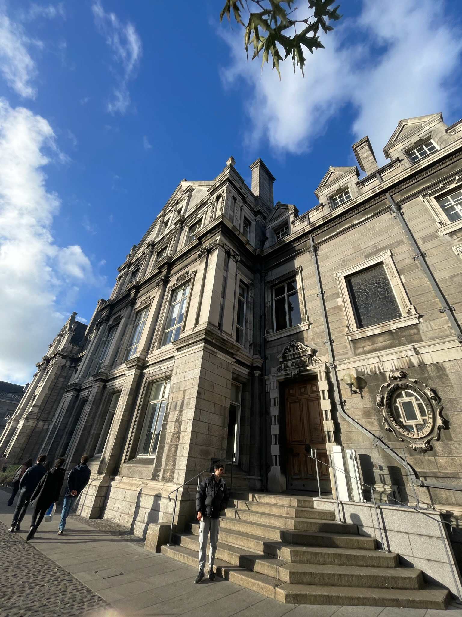Stunning architecture of Trinity College Building