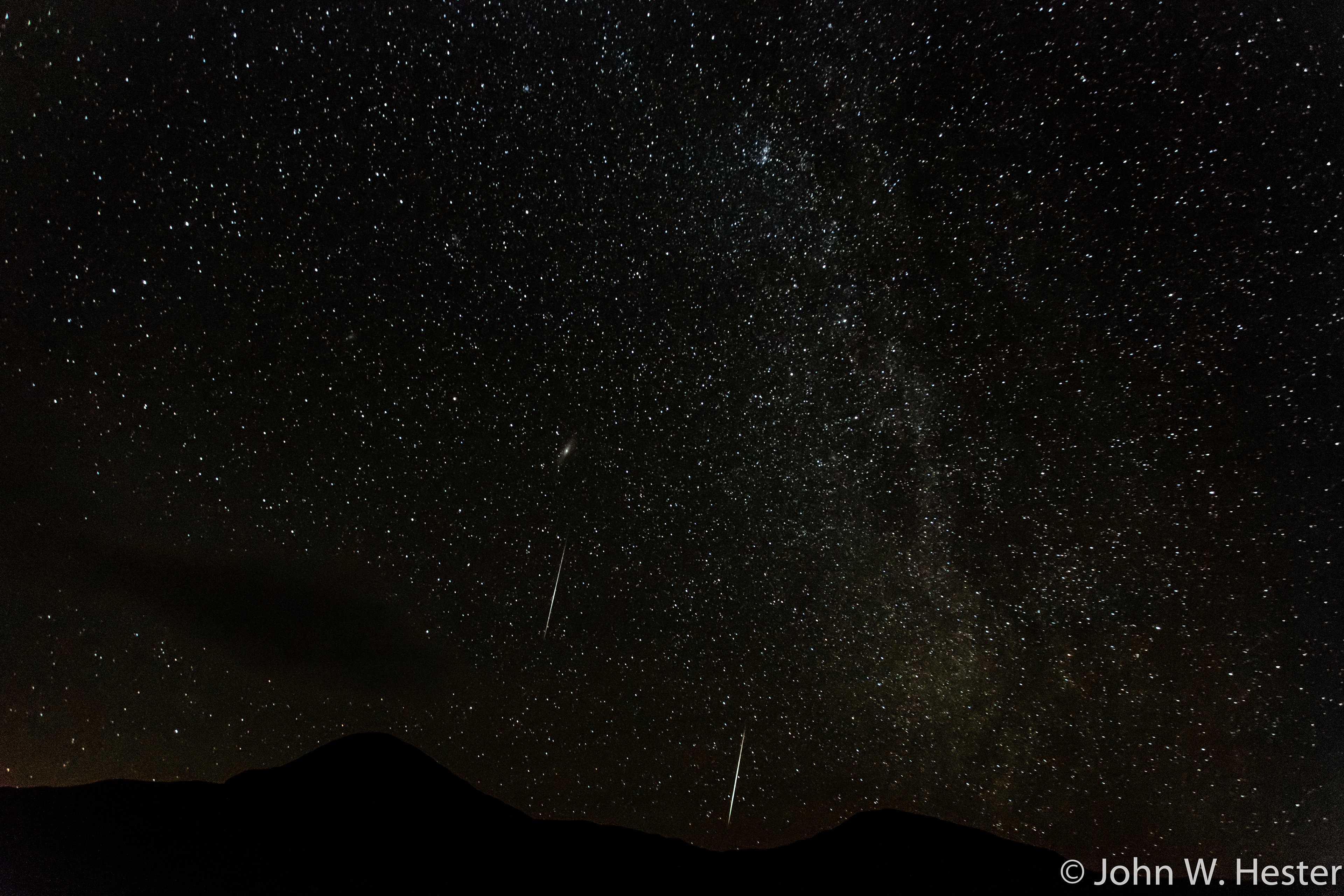 Leonid Meteor Shower, from Panamint Springs near Death Valley, CA