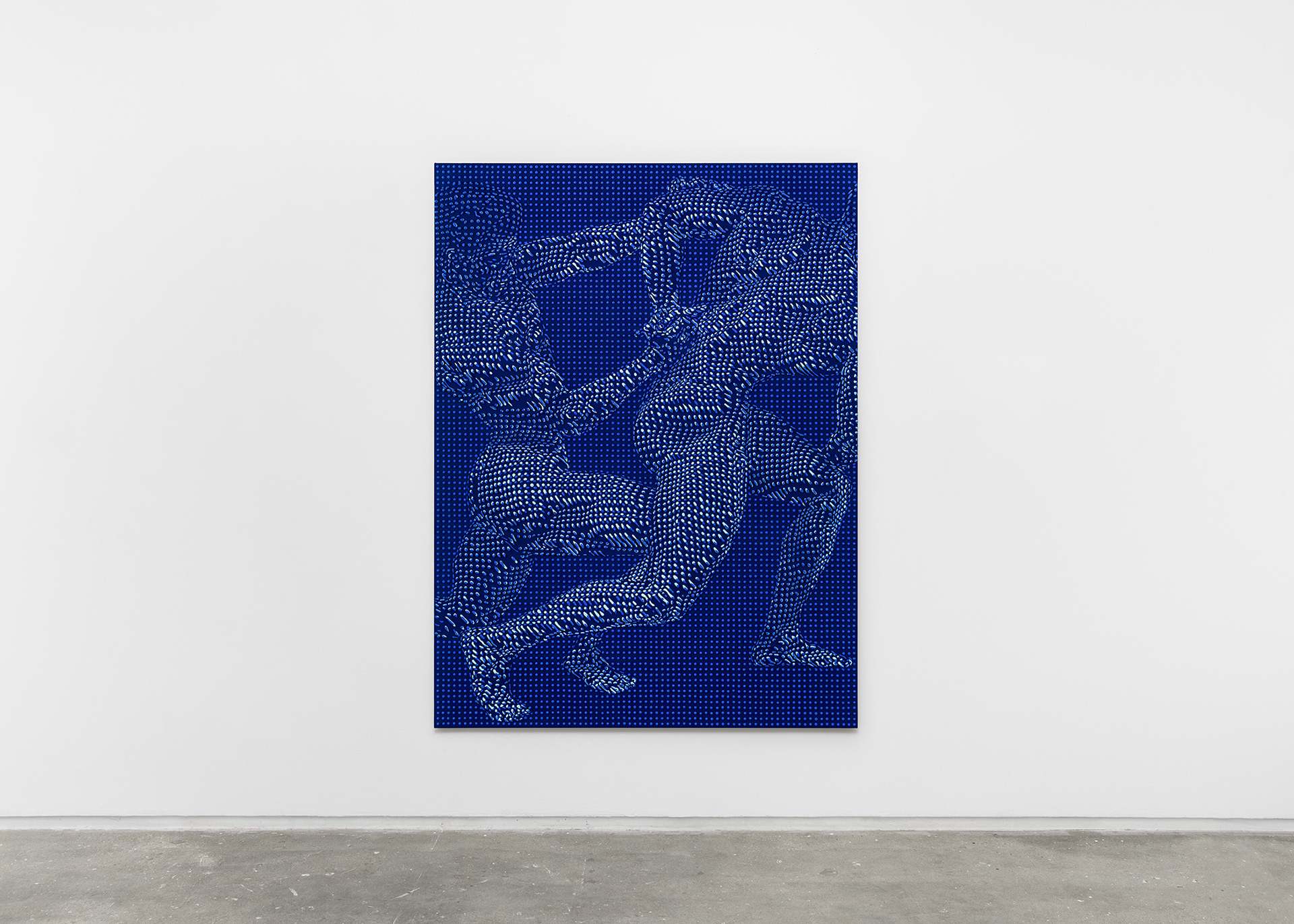Artist Joseph Parra, exhibition This Most Distant, installation of Battle
