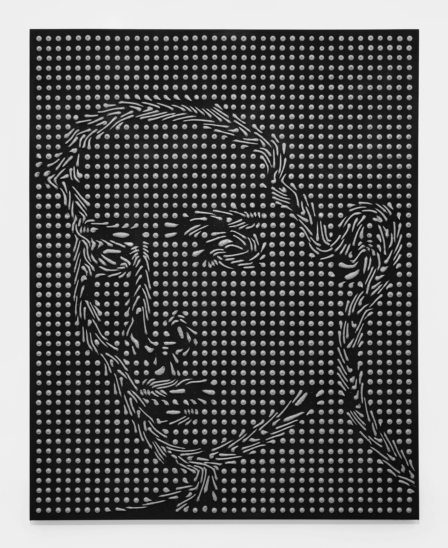 Artist Joseph Parra, painting titled Free Fall