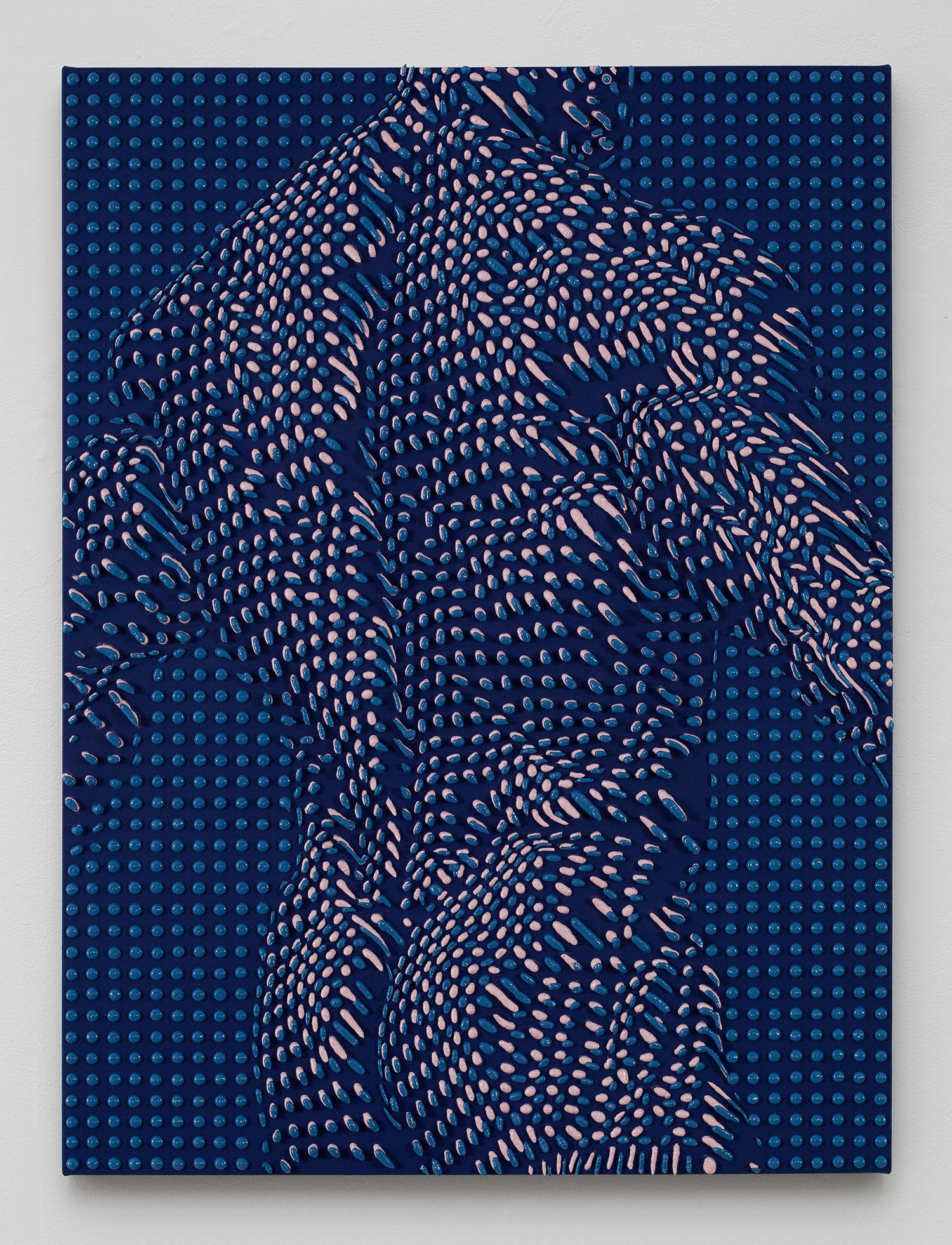 Artist Joseph Parra, painting titled Back