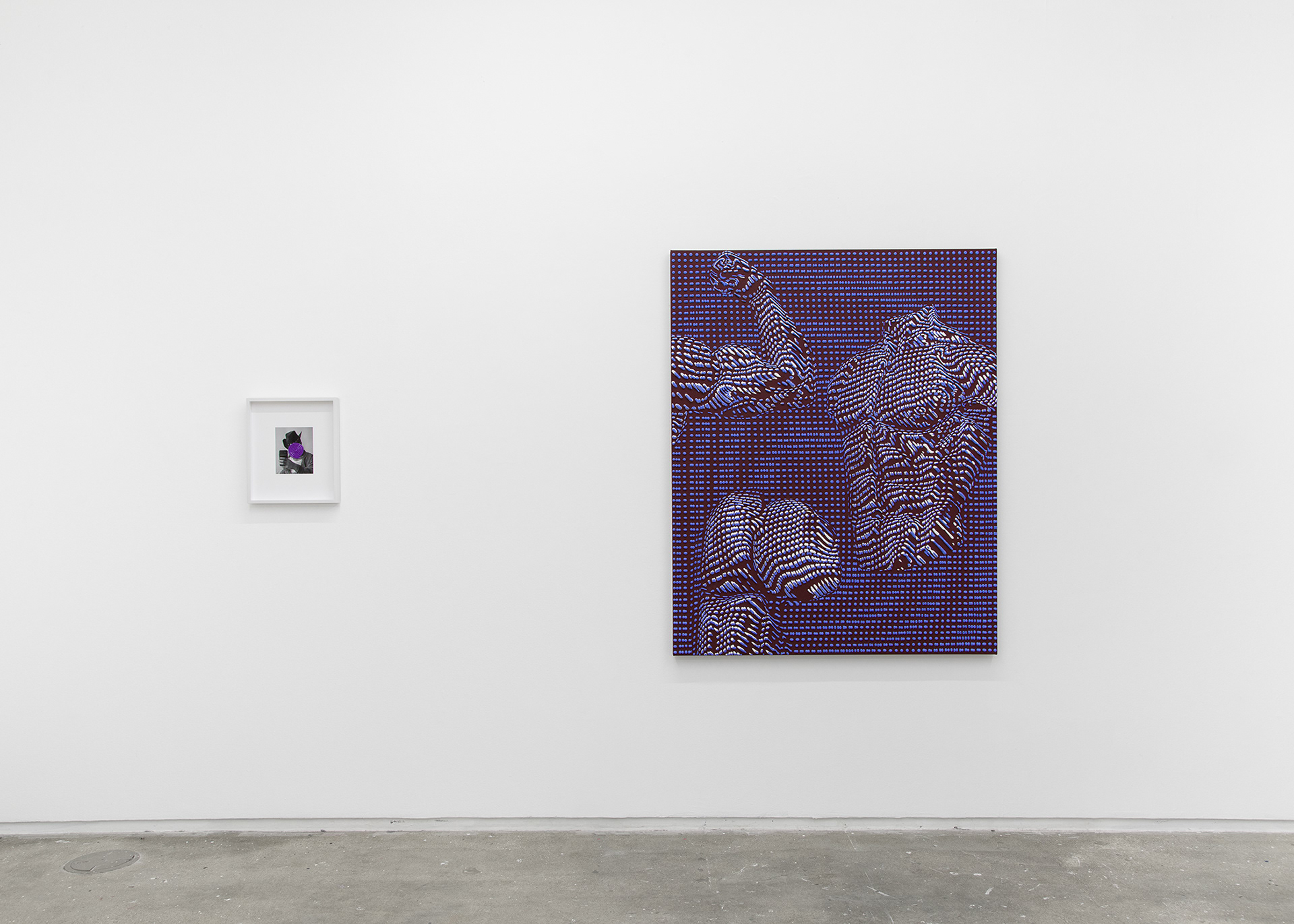 Artist Joseph Parra, exhibition This Most Distant, installation of Entranced
