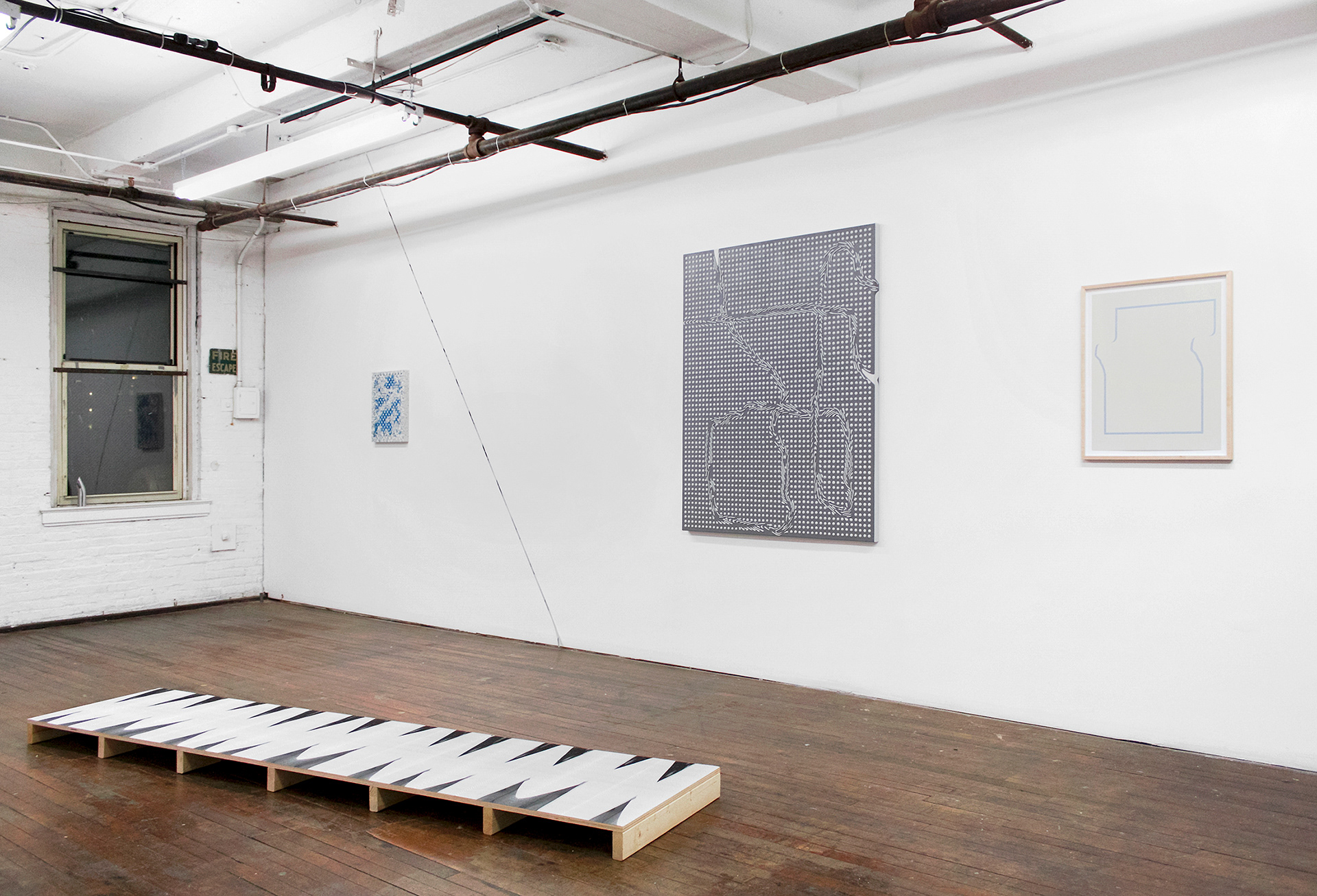 Artist Joseph Parra, exhibition 3x3