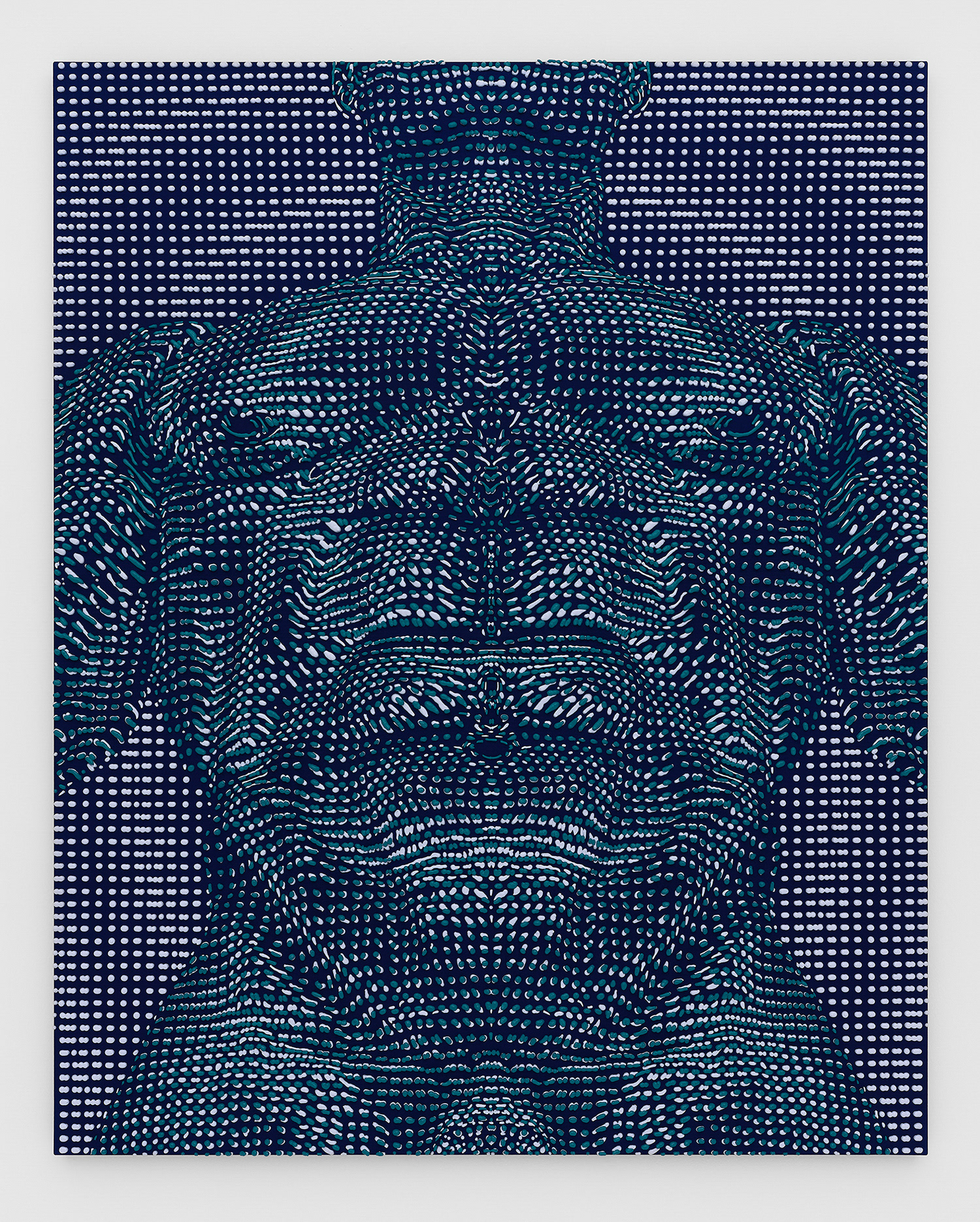 Artist Joseph Parra, painting titled Untitled Clone