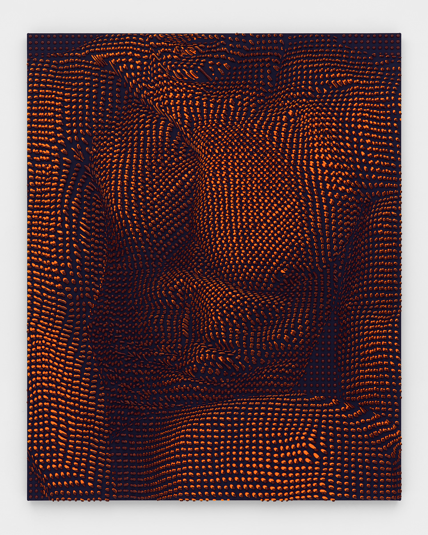 Artist Joseph Parra, painting titled Muscled and Tanned