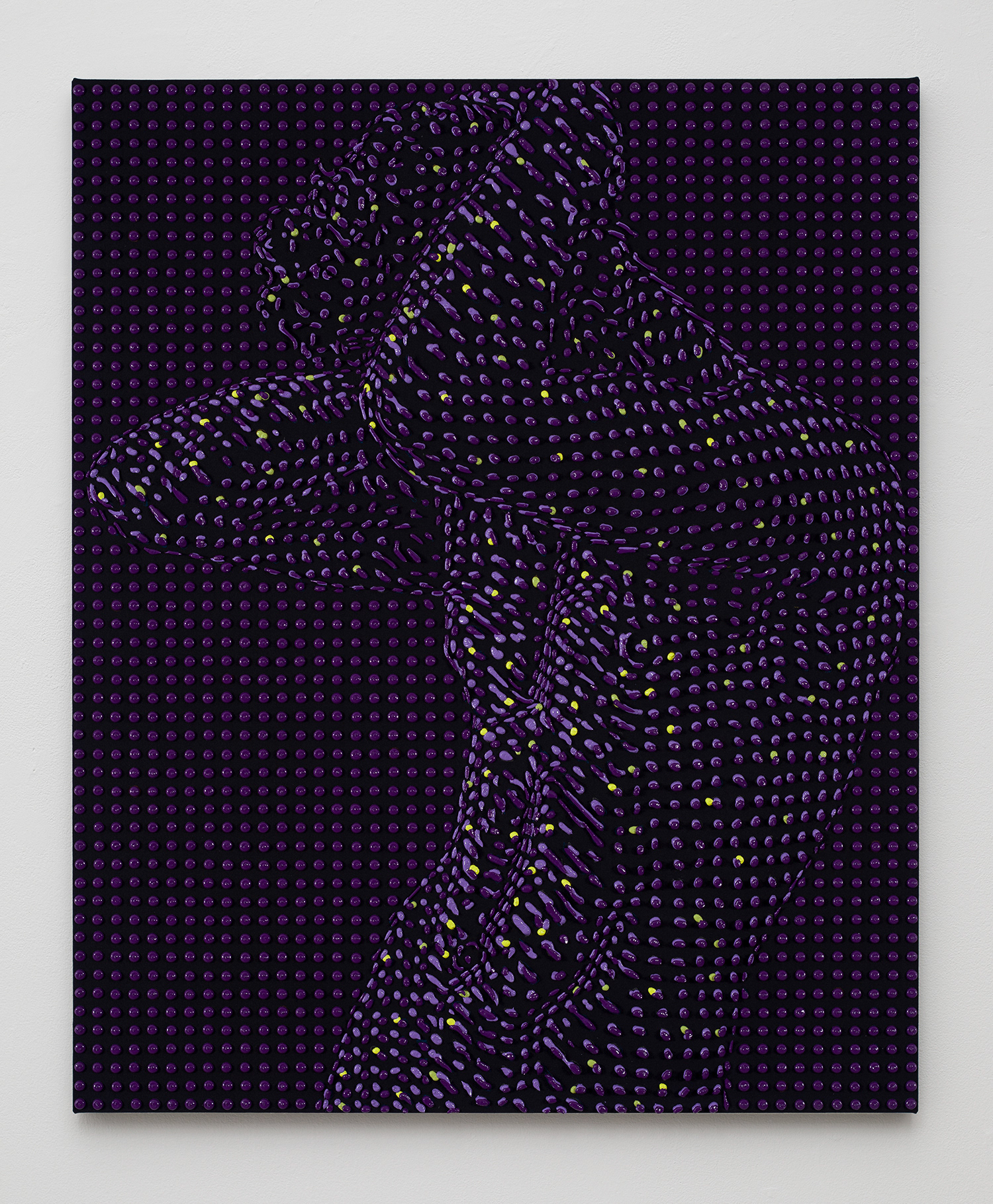 Artist Joseph Parra, painting titled Night