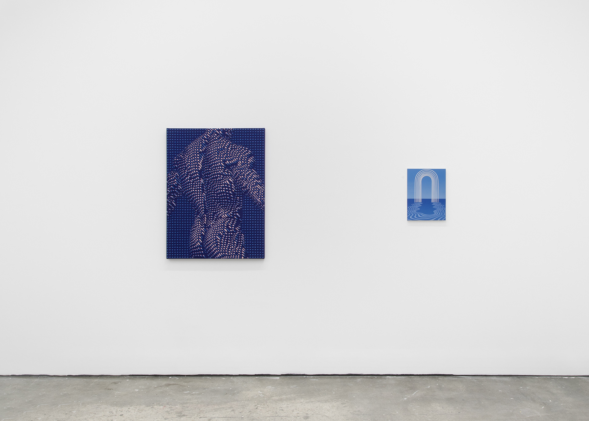 Artist Joseph Parra, exhibition This Most Distant, installation of Back