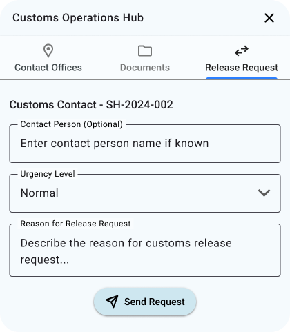 Contact Customs agents directly