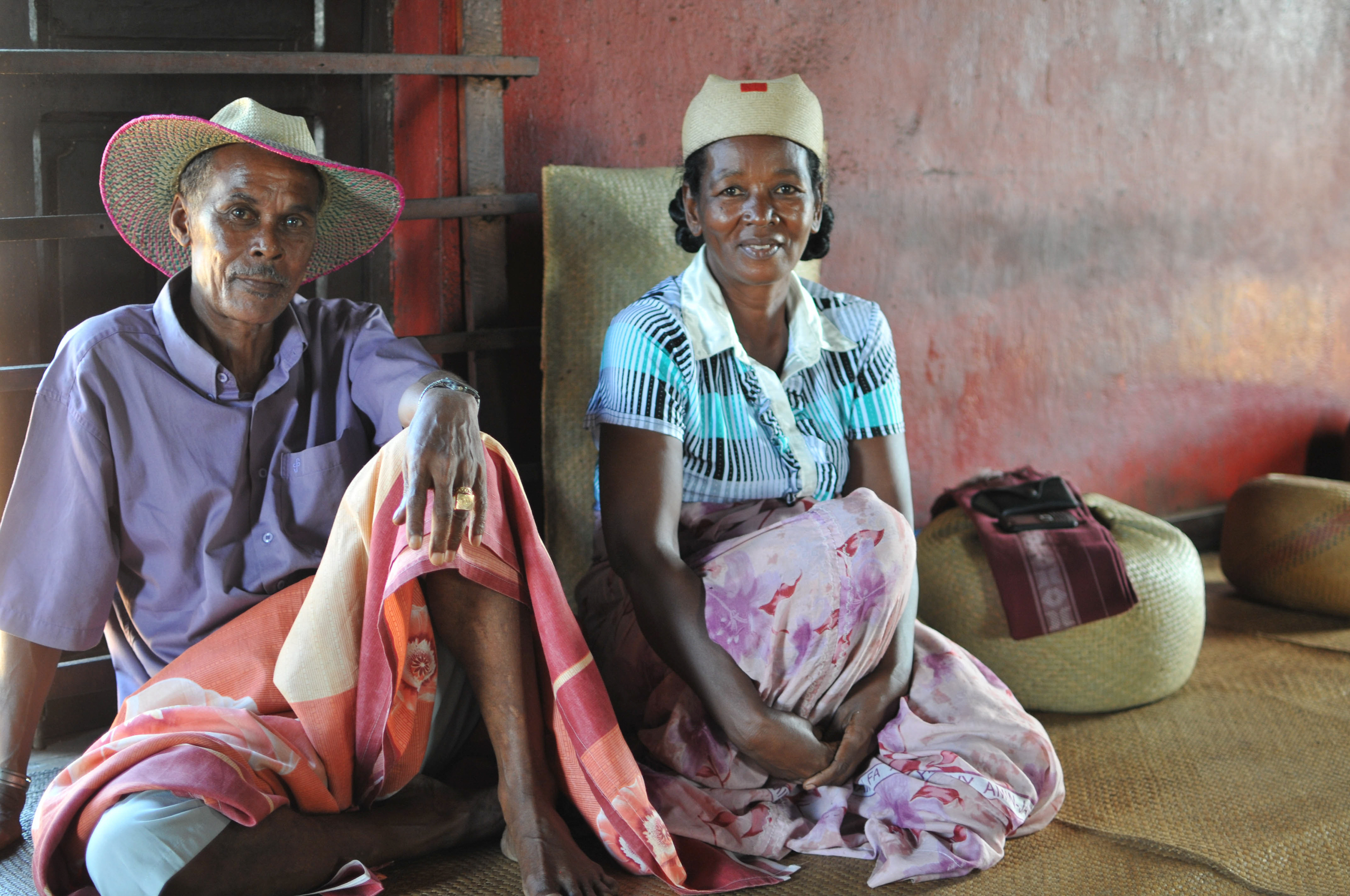 lokales Königspaar bei Vohipeno im Süden
