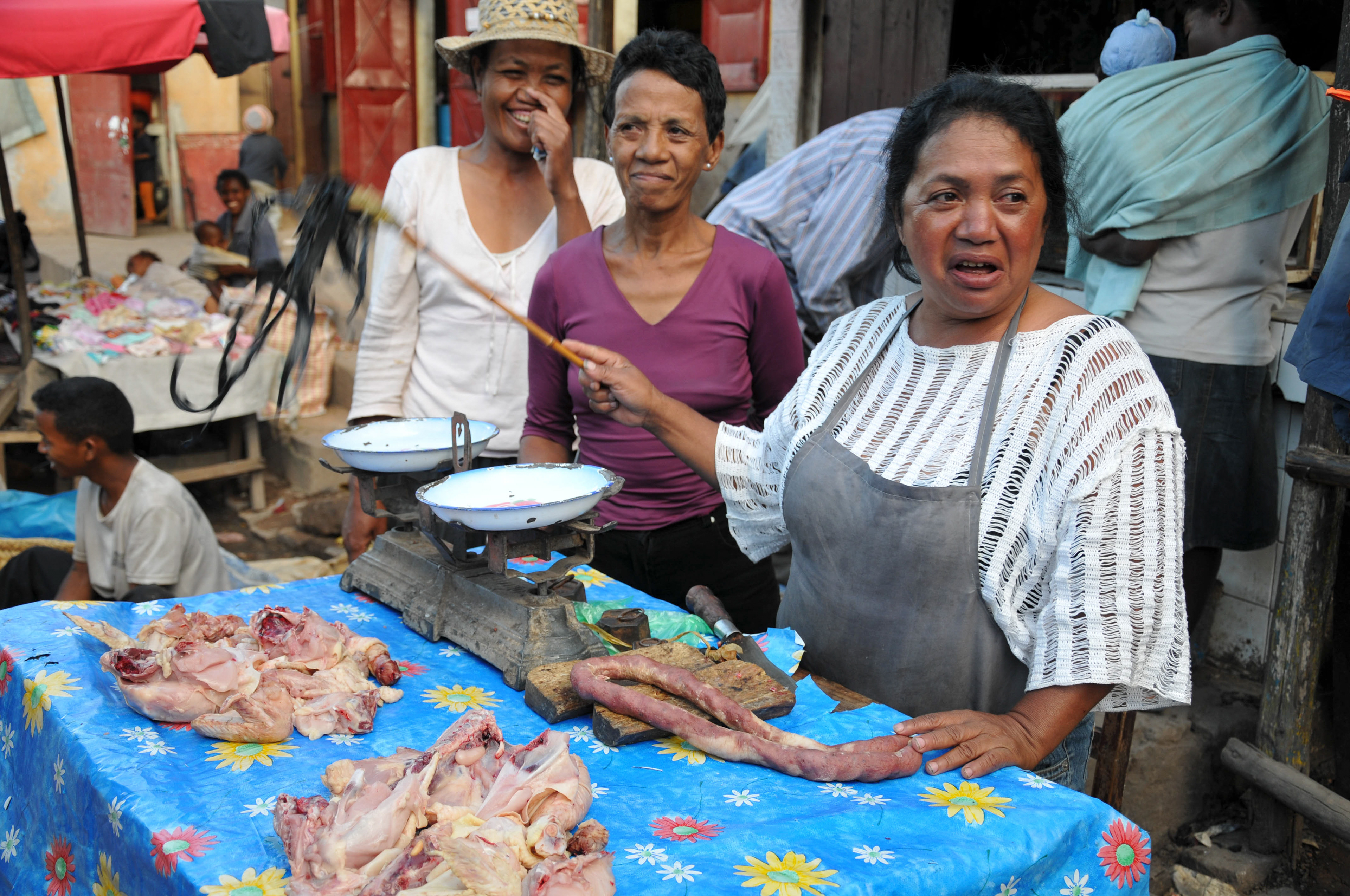 Straßenmarkt in Antananarivo