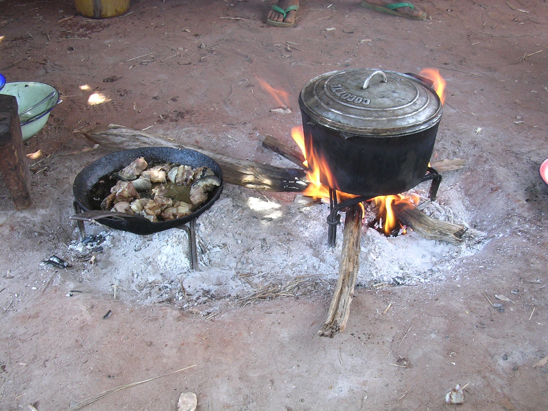 Restaurant Küche auf einem Dorfmarkt