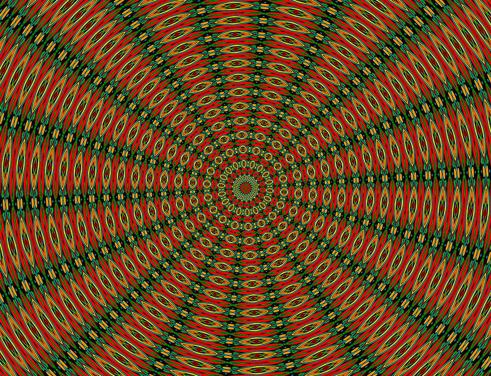 Digitally Modified Original Abstract Painting By Peter Smolenski