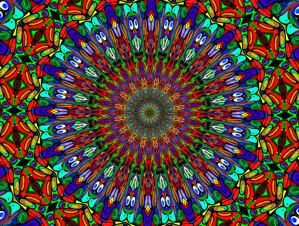 Digitally Modified Original Abstract Painting By Peter Smolenski