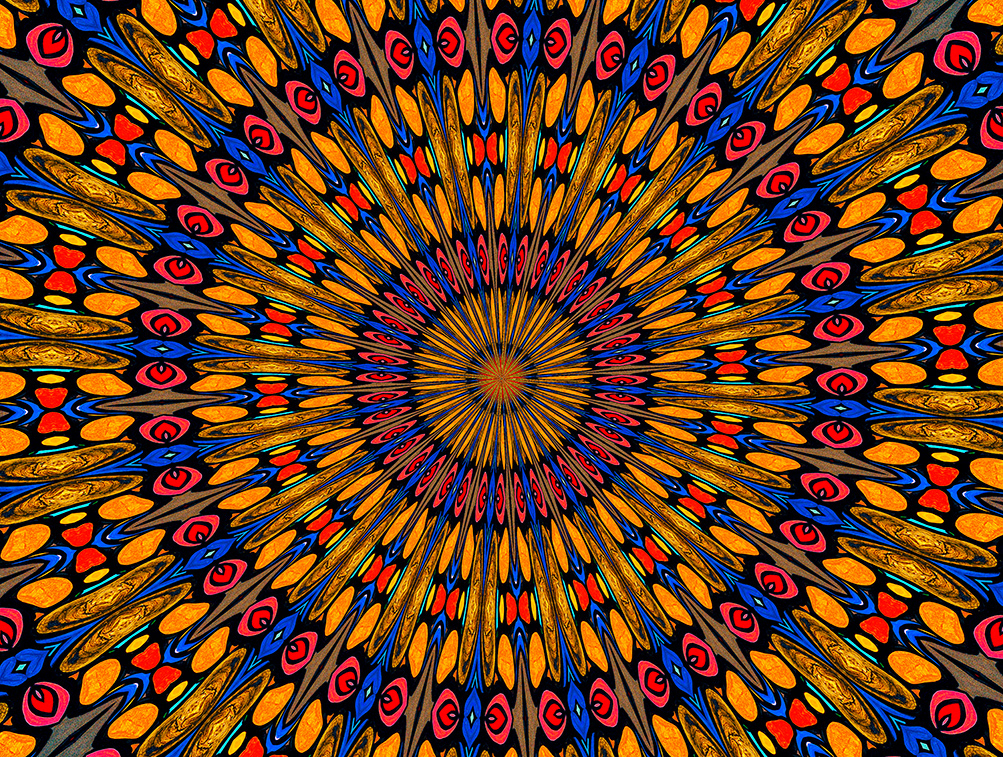 Digitally Modified Original Abstract Painting By Peter Smolenski